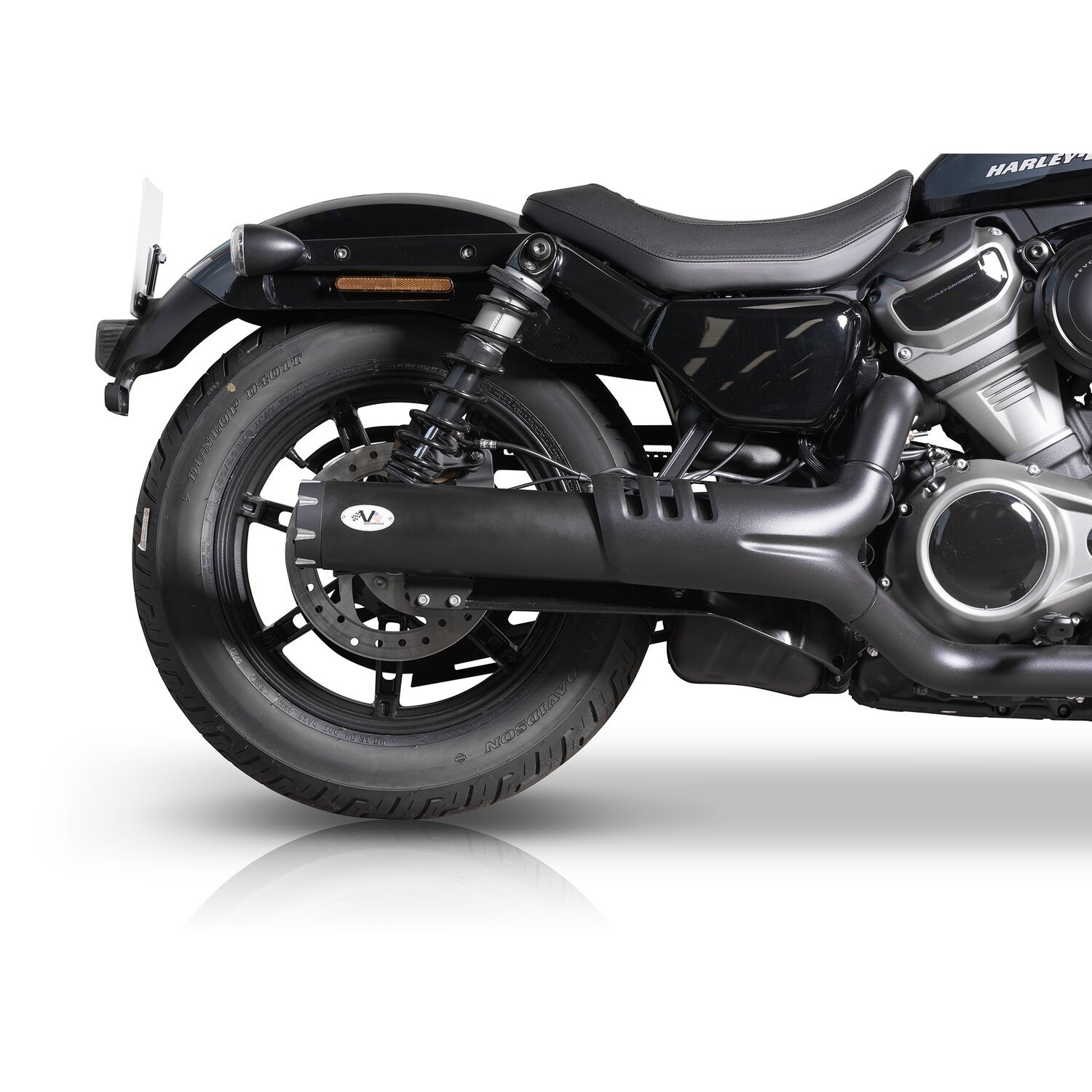 V Performance slip on muffler for Nightster, Black