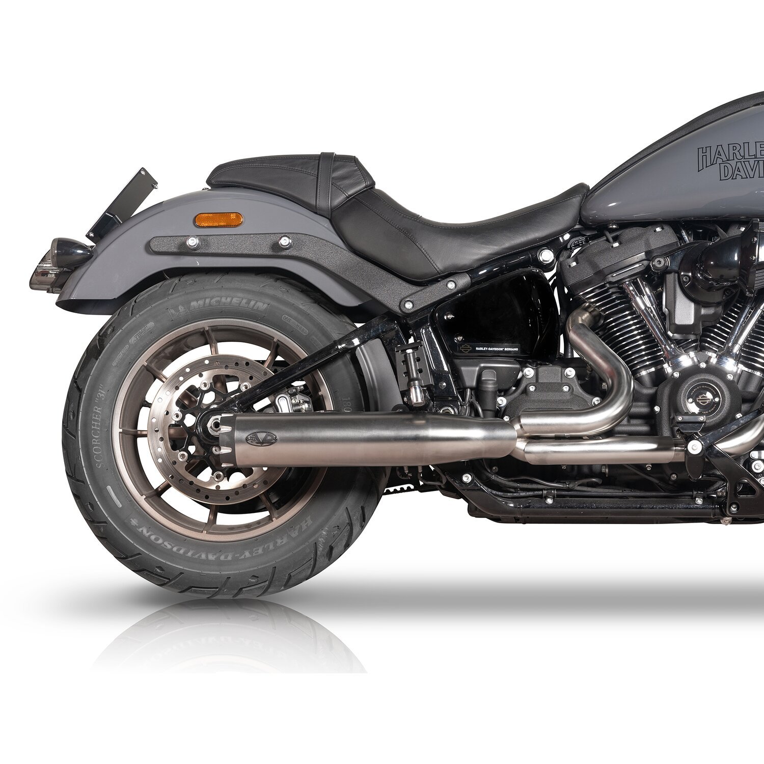 V Performance, 'Revolver' slip-on muffler set, Chrome