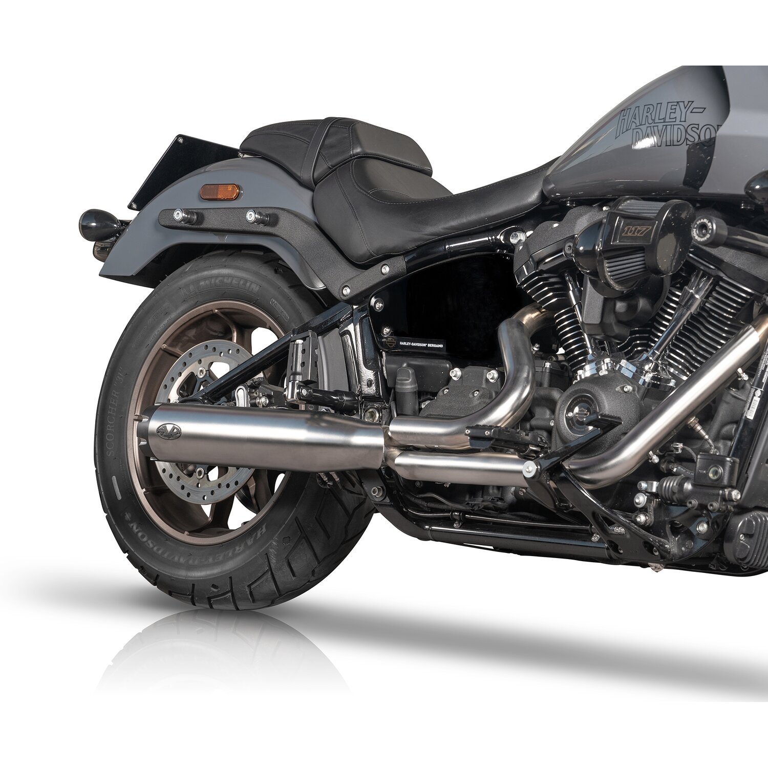 V Performance, 'Revolver' slip-on muffler set, Chrome
