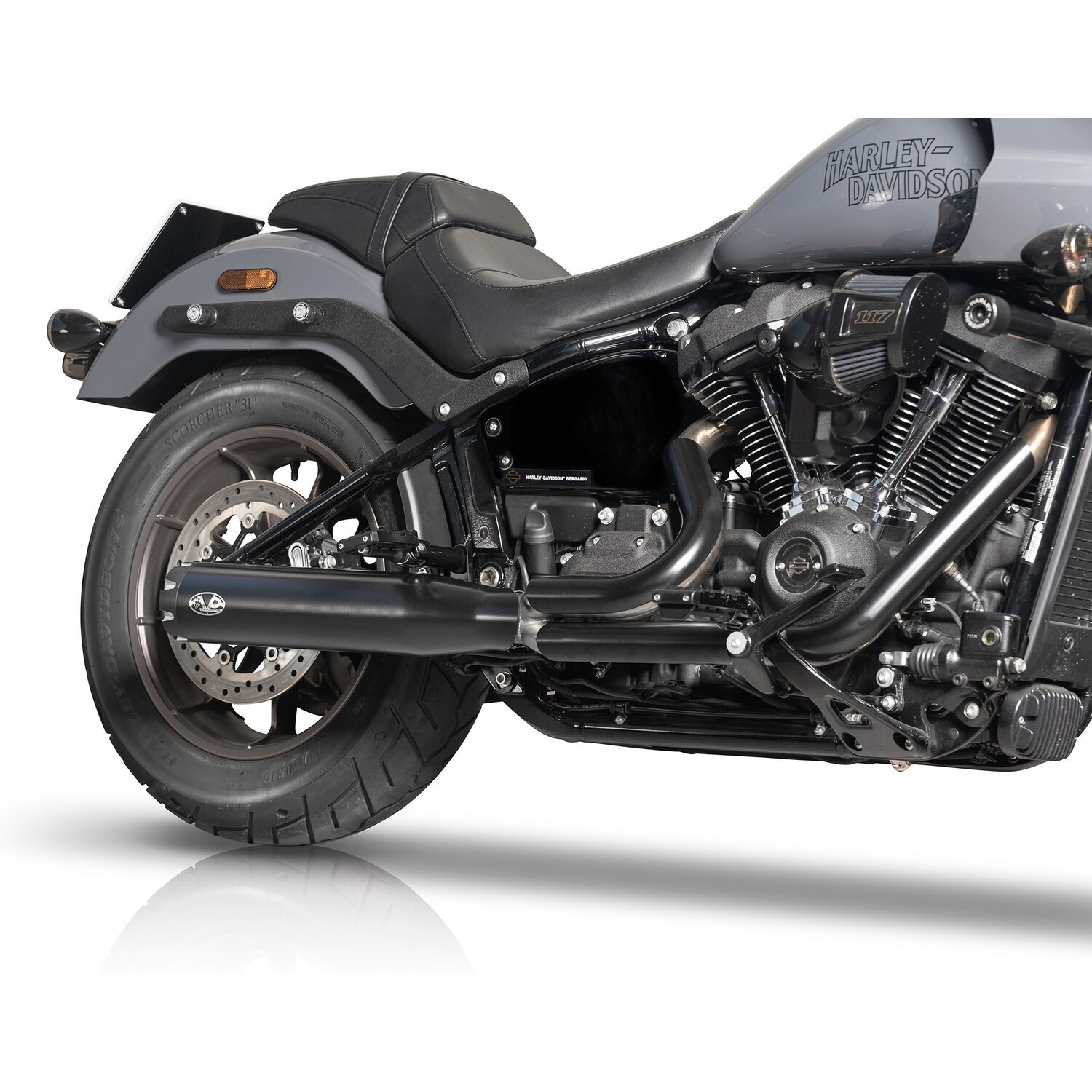 V Performance, Revolver 2-1 Club Style exhaust system, Black