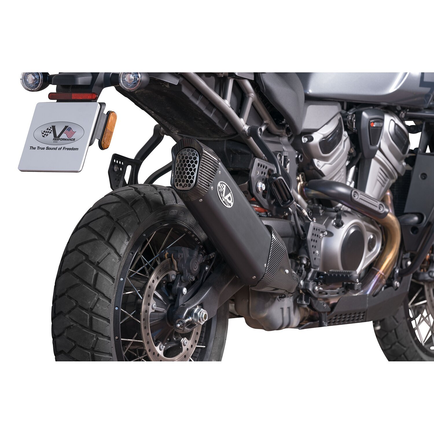 V Performance, Tourance slip-on muffler Pan America, Black