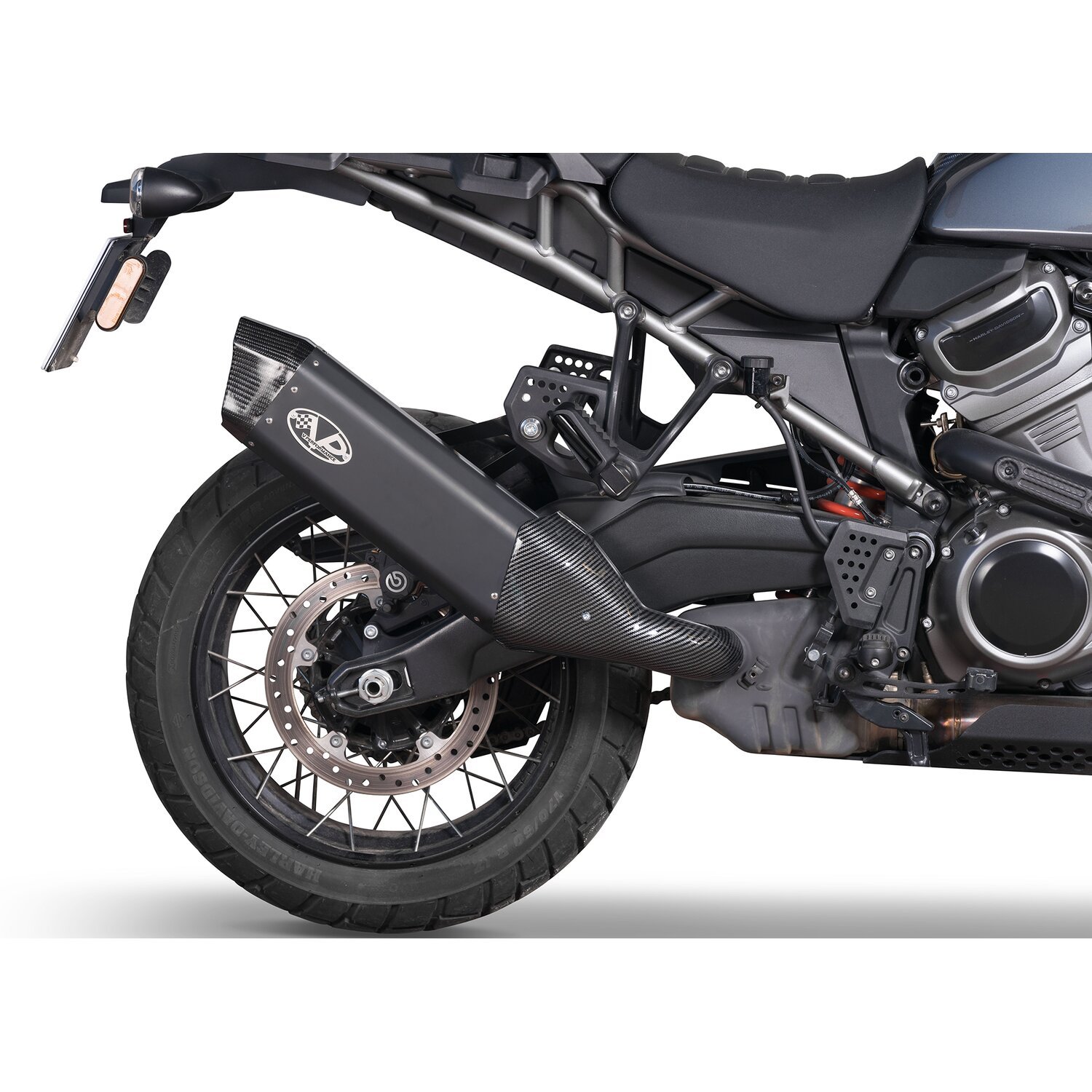 V Performance, Tourance slip-on muffler Pan America, Black