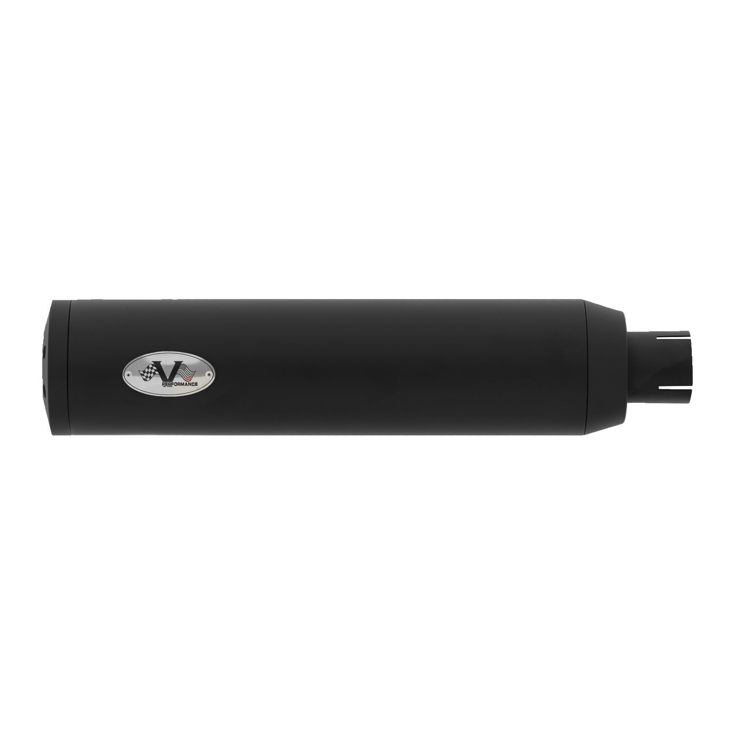 V Performance, Chubby 90mm slip-on muffler set, Black
