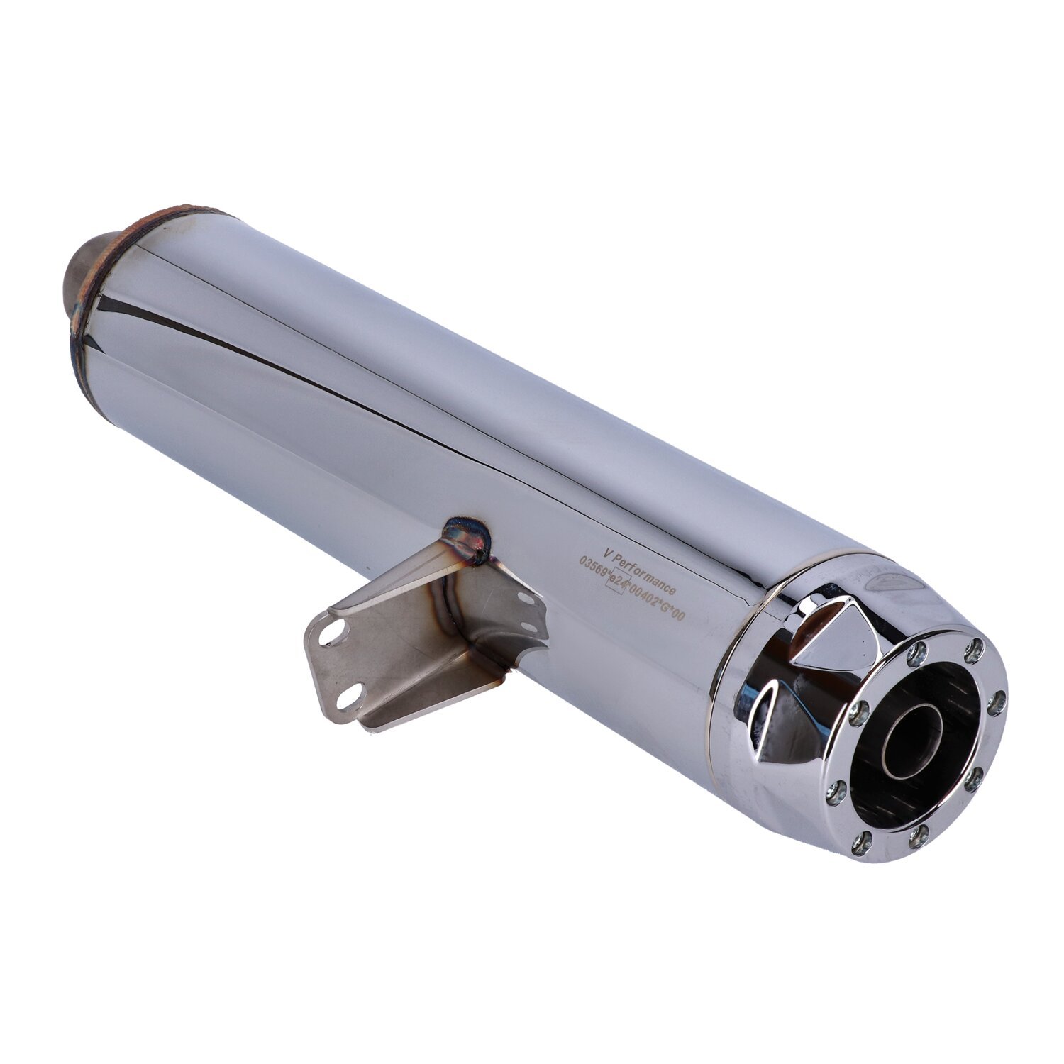 V Performance, Rebel slip-on muffler, Chrome