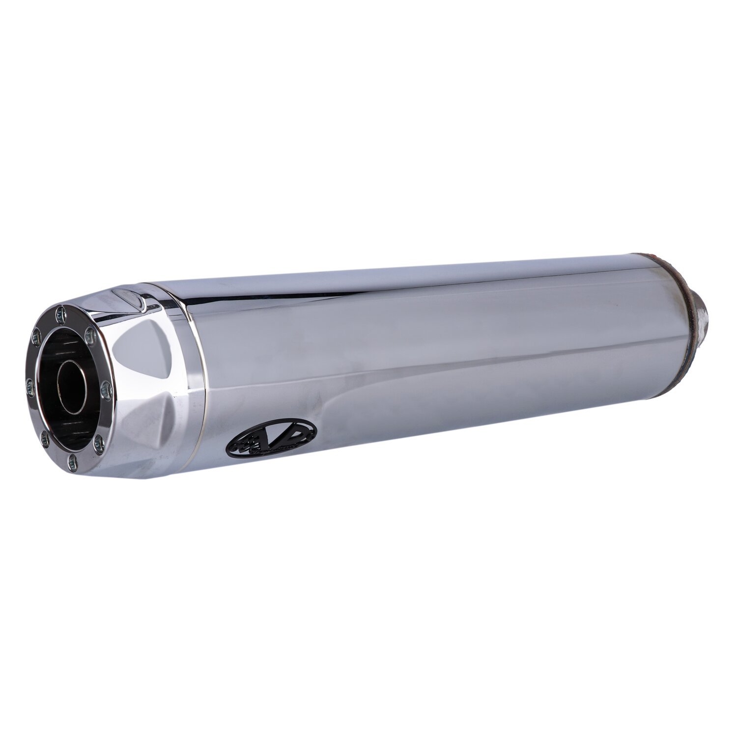 V performance, 2-1 slip-on muffler. Rebel series, Chrome
