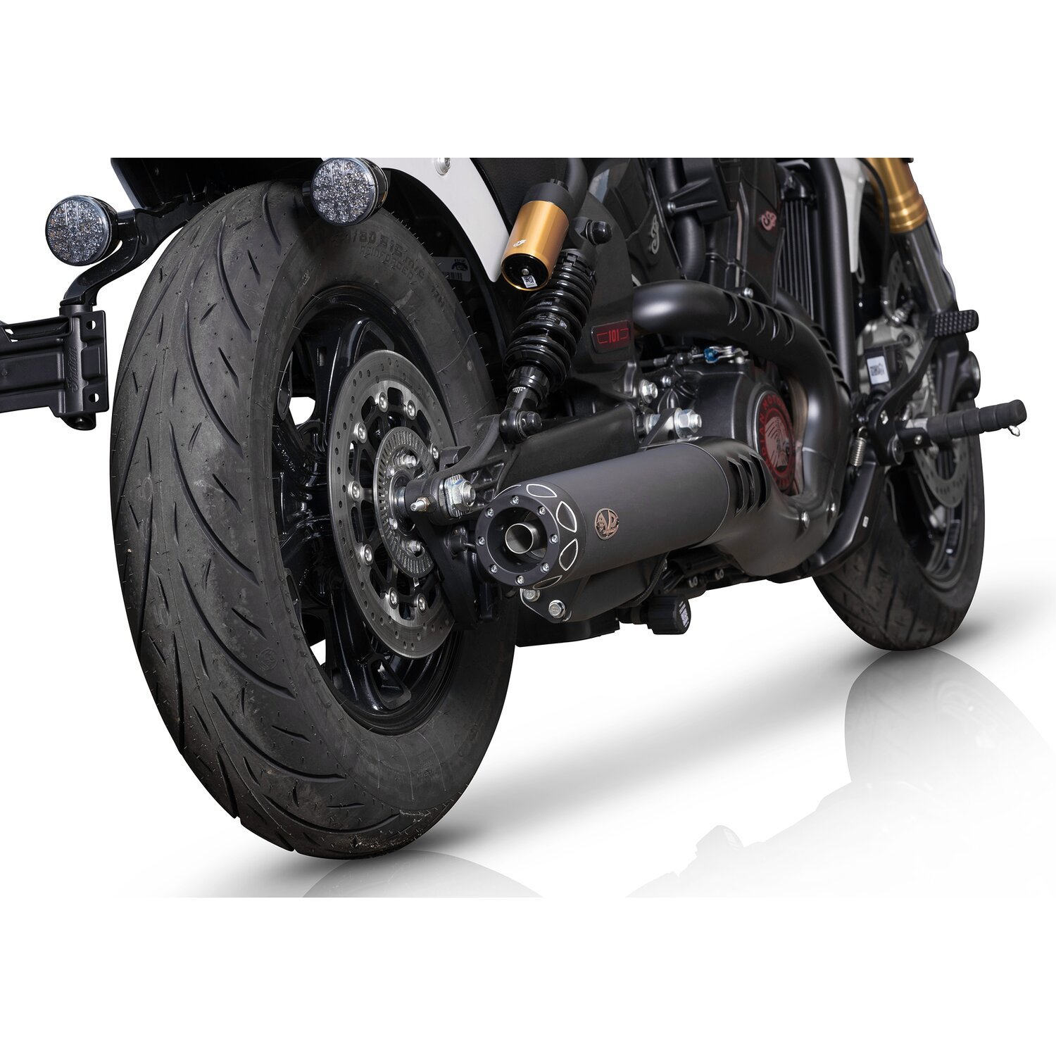 V Performance, Rebel slip-on muffler, Black