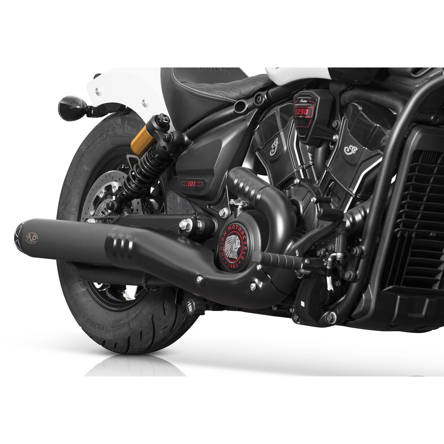 V Performance, Rebel slip-on muffler, Black