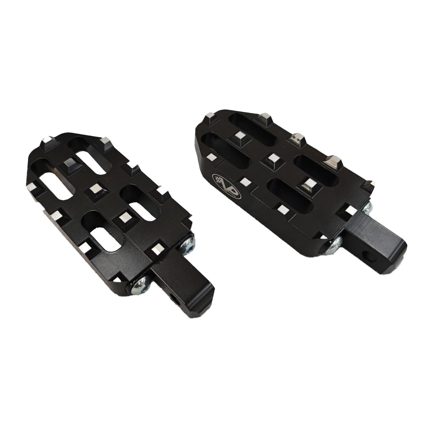 V Performance, rider foot peg set, Black