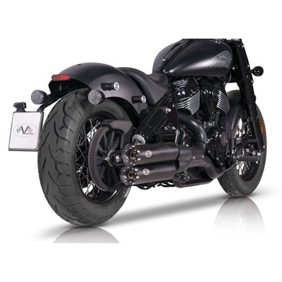 Euro 5 homologated. 90mm diameter. Stainless slip-on steel mufflers. With catalytic converter and removable Db killer. Like with all V Performance mufflers, the exhaust tone is nice and deep by using a special inner muffler cartridge design. The mufflers come in Black, a 900°C heat resistant satin black ceramic coating for lasting beauty, proudly sporting a laser cut VP logo. The end cap is CNC machined Ergal (aluminum 7075) in the Revolver design. 
Note: Homologation is valid for unmodified stock bikes, for the specific models and model years as mentioned in the product description. Removing or modifying the standard Db killer will void the homologation. 
Note: See 708856 for the Standard Db killer, see 708859 for the optional Racing Db killer. 