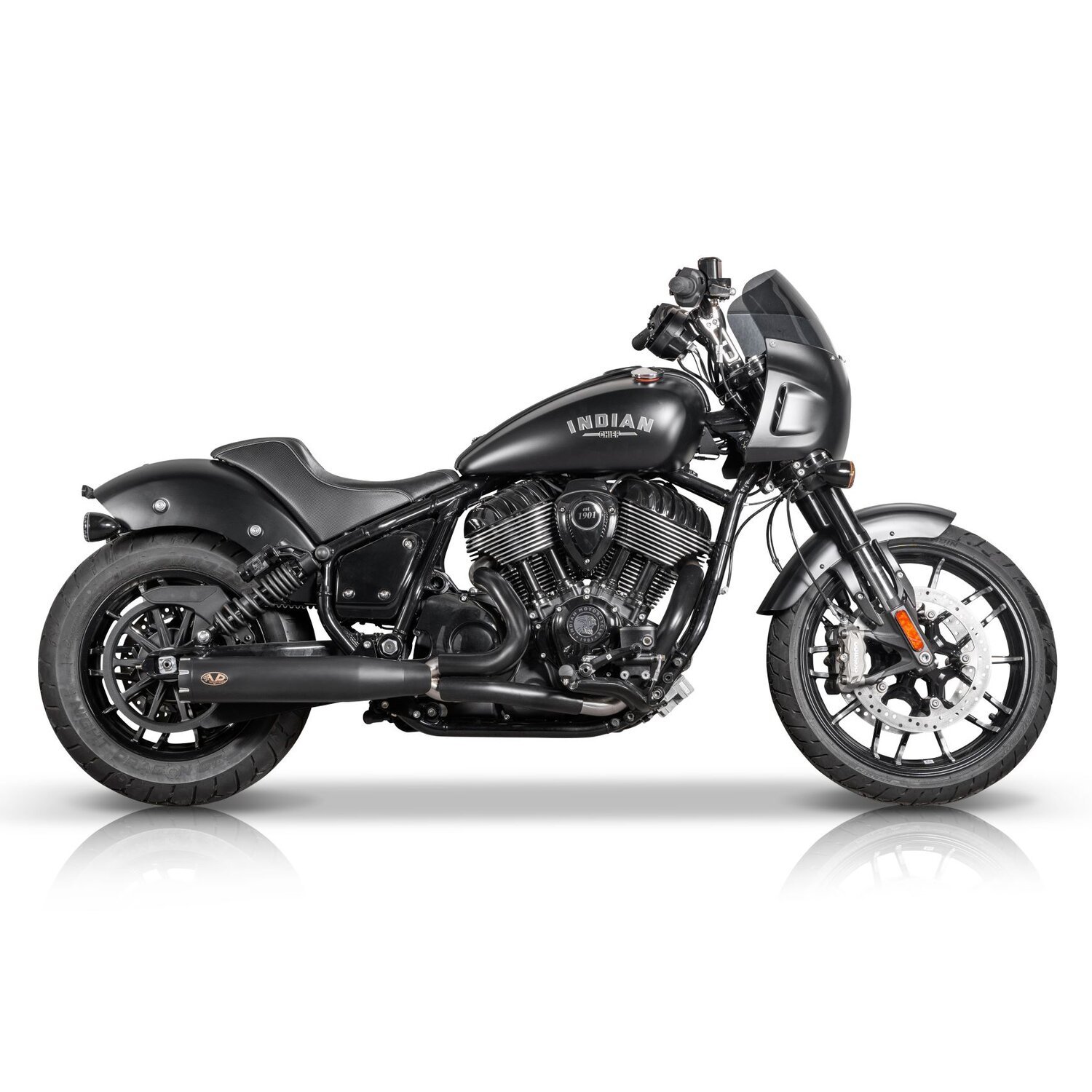 V Performance 2-1 Exh System Revolver Black Eur 5+
