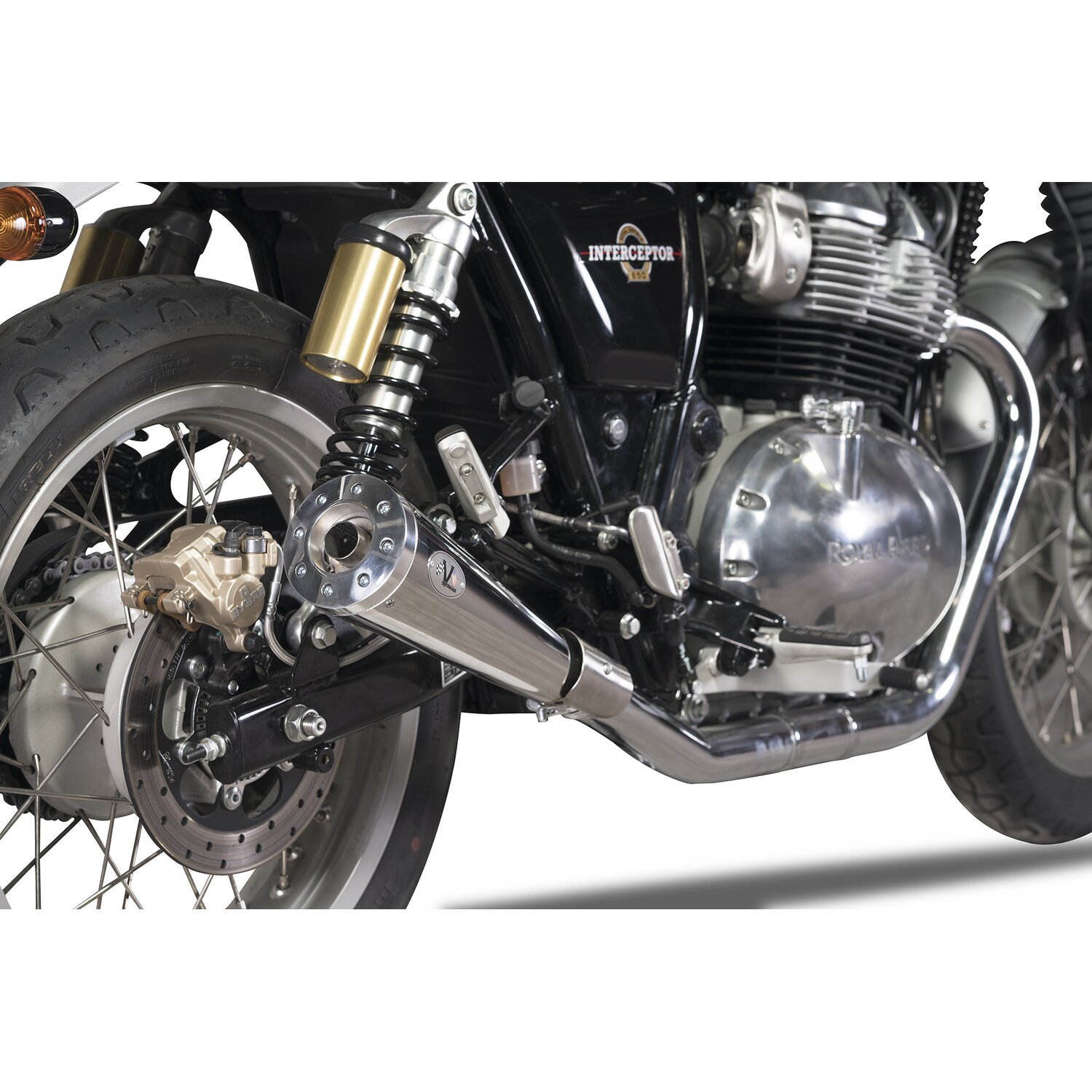 V Performance, Max Cone Thunder slip-on muffler set, Chrome