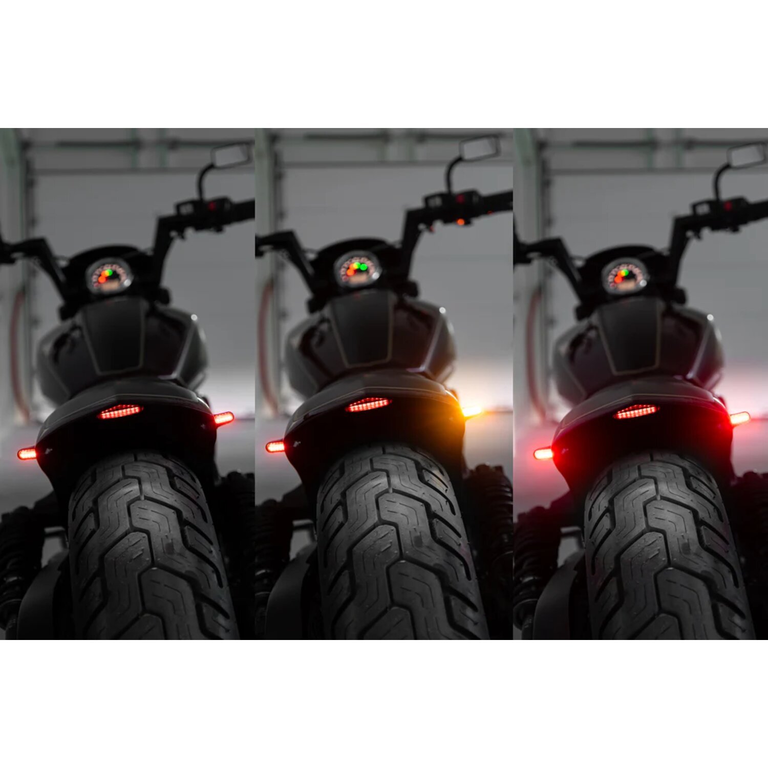 Killer Custom, Mohawk Led Rear Taillight / Turn Signal Comb
