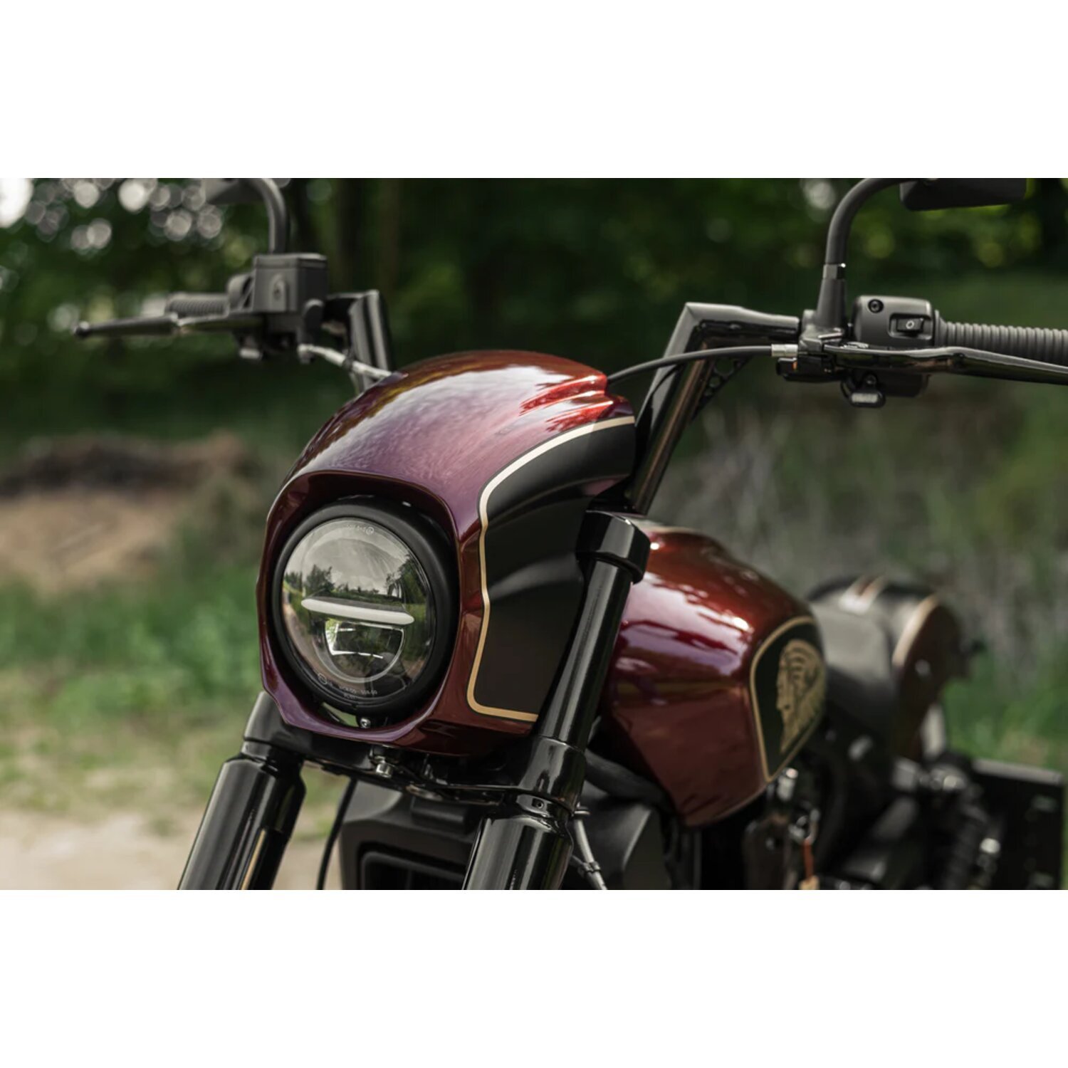 Killer Custom, Tomahawk Series Mini Ape 1 1/2"HandleBar. Bla, Black, Powder Coated