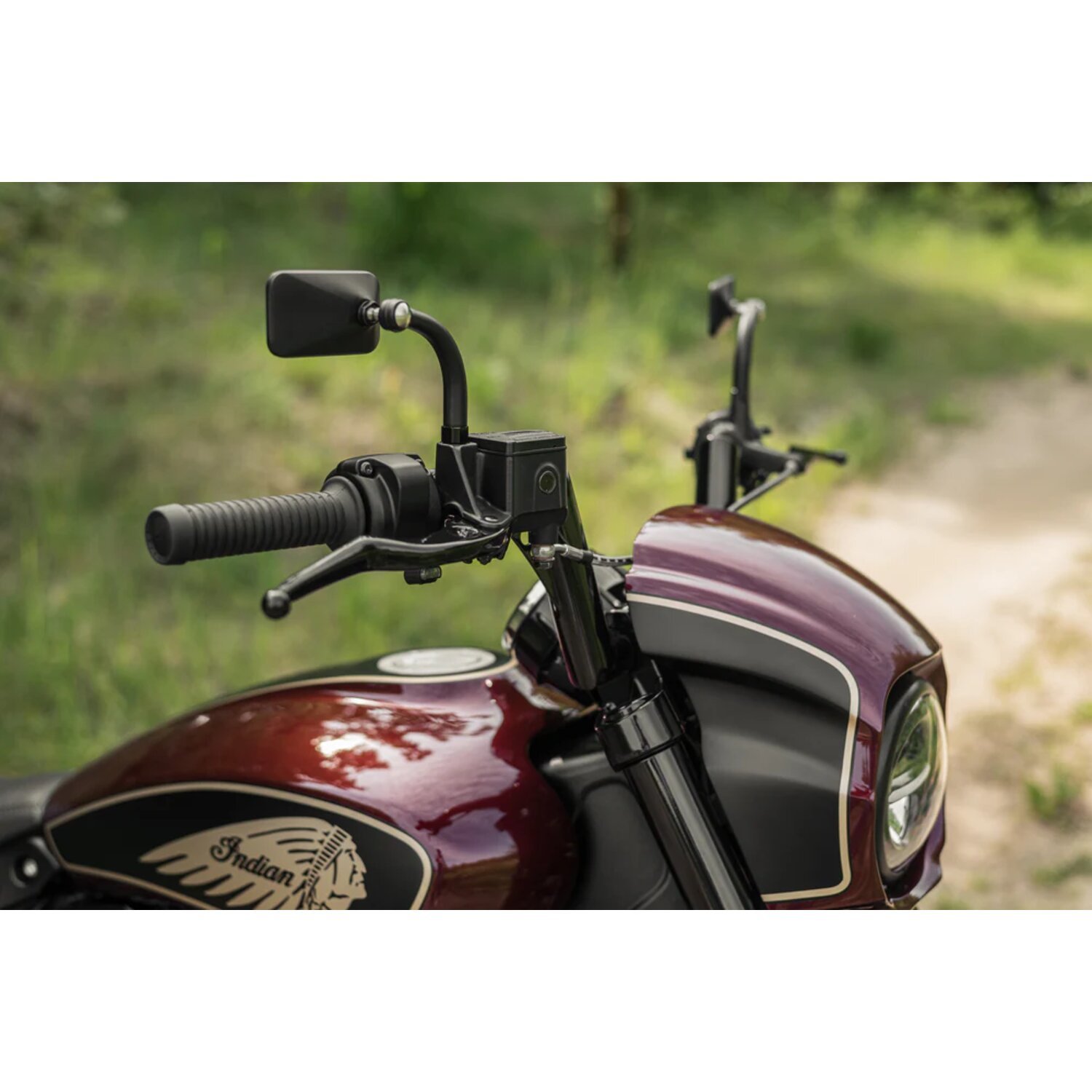 Killer Custom, Tomahawk Series Mini Ape 1 1/2"HandleBar. Bla, Black, Powder Coated