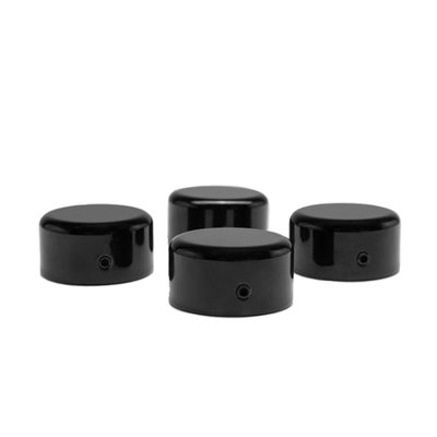 Those beautifully black super gloss powder-coated caps will cover your rear shock bolts without any modifications and match your lower leg's color. The set consists of 2 CNC-machined bolt caps. Instructions are provided, so it is straightforward and fast to install.
