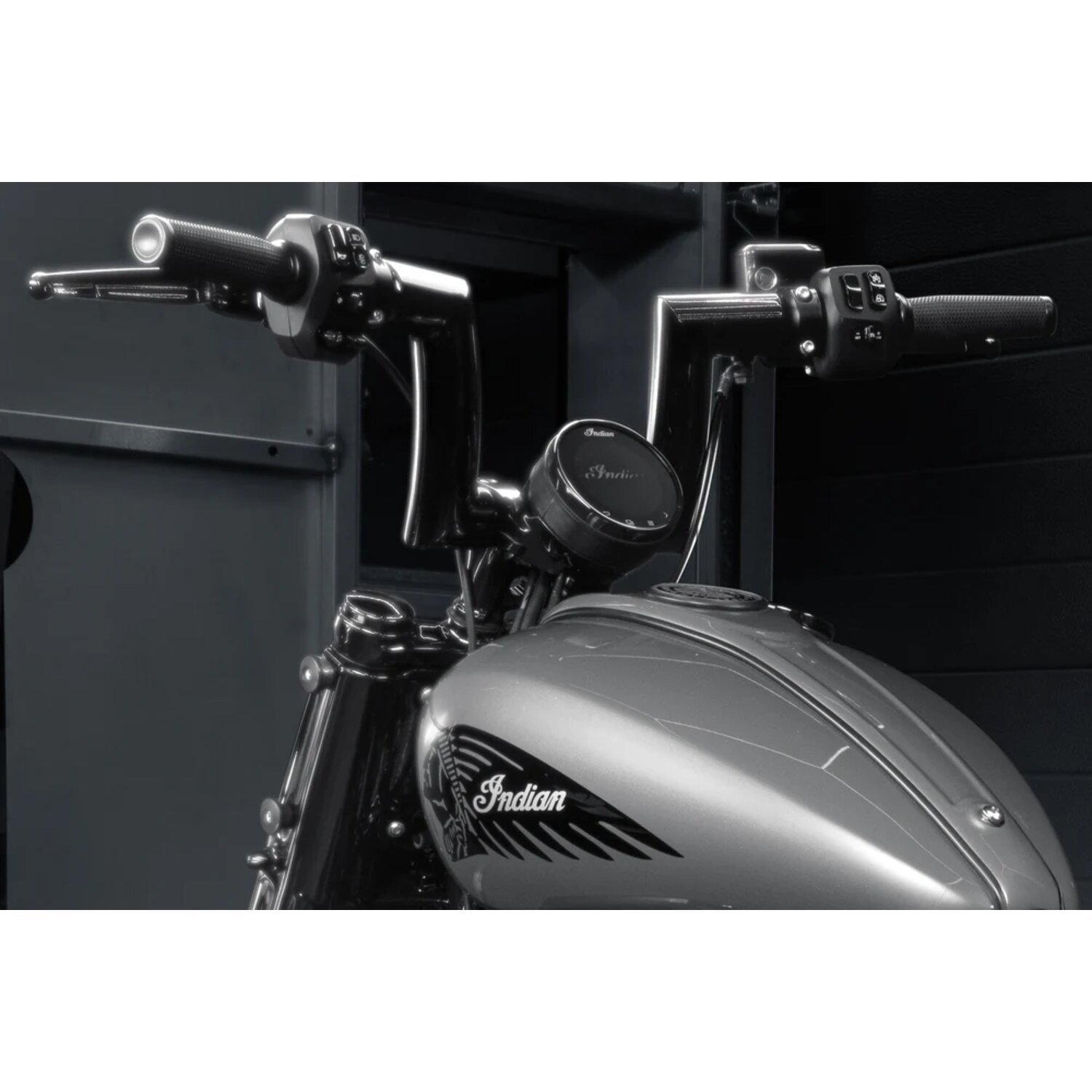 Killer Custom, Killer Bull 2 Fat Handlebars 8, Black, Powder Coated