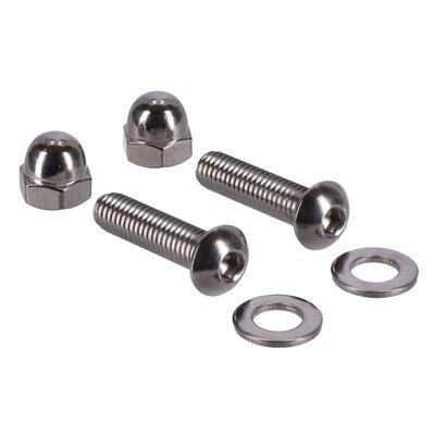 Matte black. Steel. Socket head (Allen head).