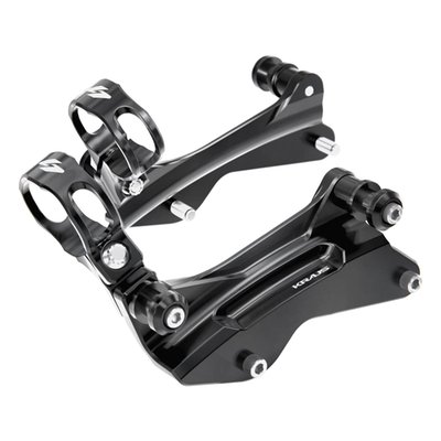 Designed so your Öhlins HD044, HD779 and HD357 remote reservoir shocks work together with H-D's docking hardware. The days you had to choose between high-performance suspension or H-D's detachable accessories is over! No compromise, no permanent mods, just pure versatility and performance. 
- Compatible with OEM H-D detachable accessories and Öhlins remote reservoir shocks 
- Precision CNC-machined from high-quality billet aluminum 
- Maintains full suspension performance while adding detachable functionality
- Aggressive Kraus styling with clean, solid docking points 
- Bolt-on installation ease 
- No modifications required
- Built to be seen, not to blend. 