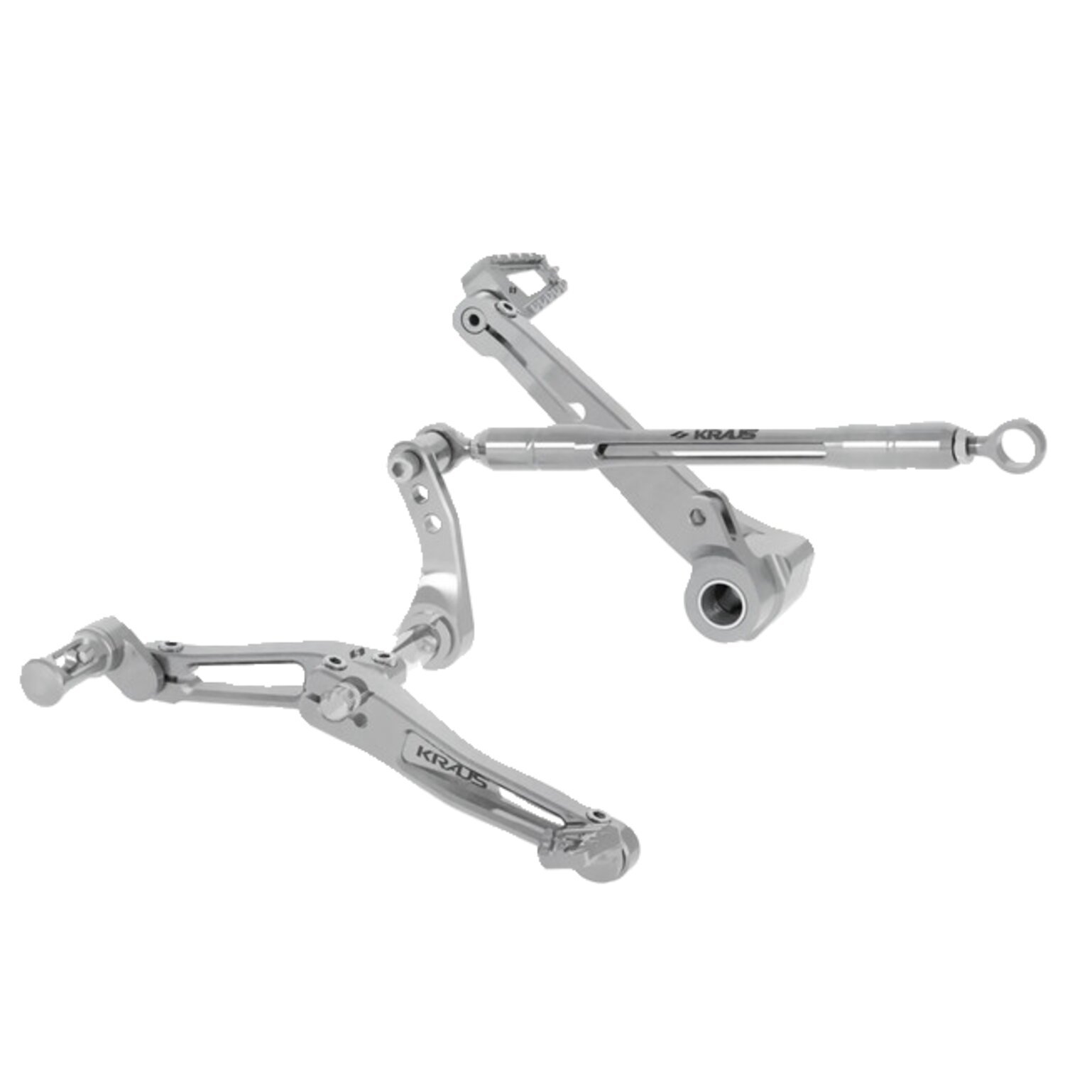 Kraus, Apex SS3 Bagger foot controls. Machined Finish
