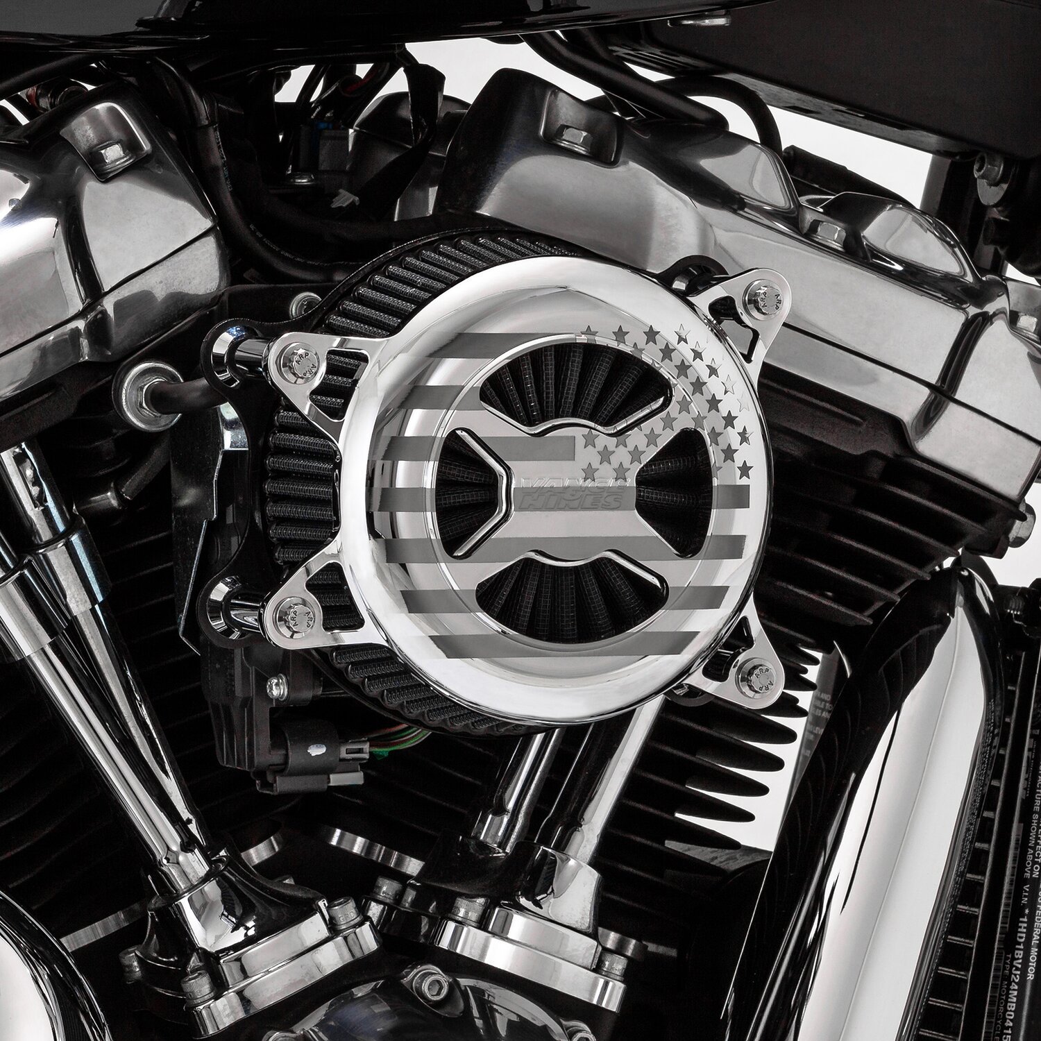 Vance & Hines, VO2 America air cleaner assembly, Chrome