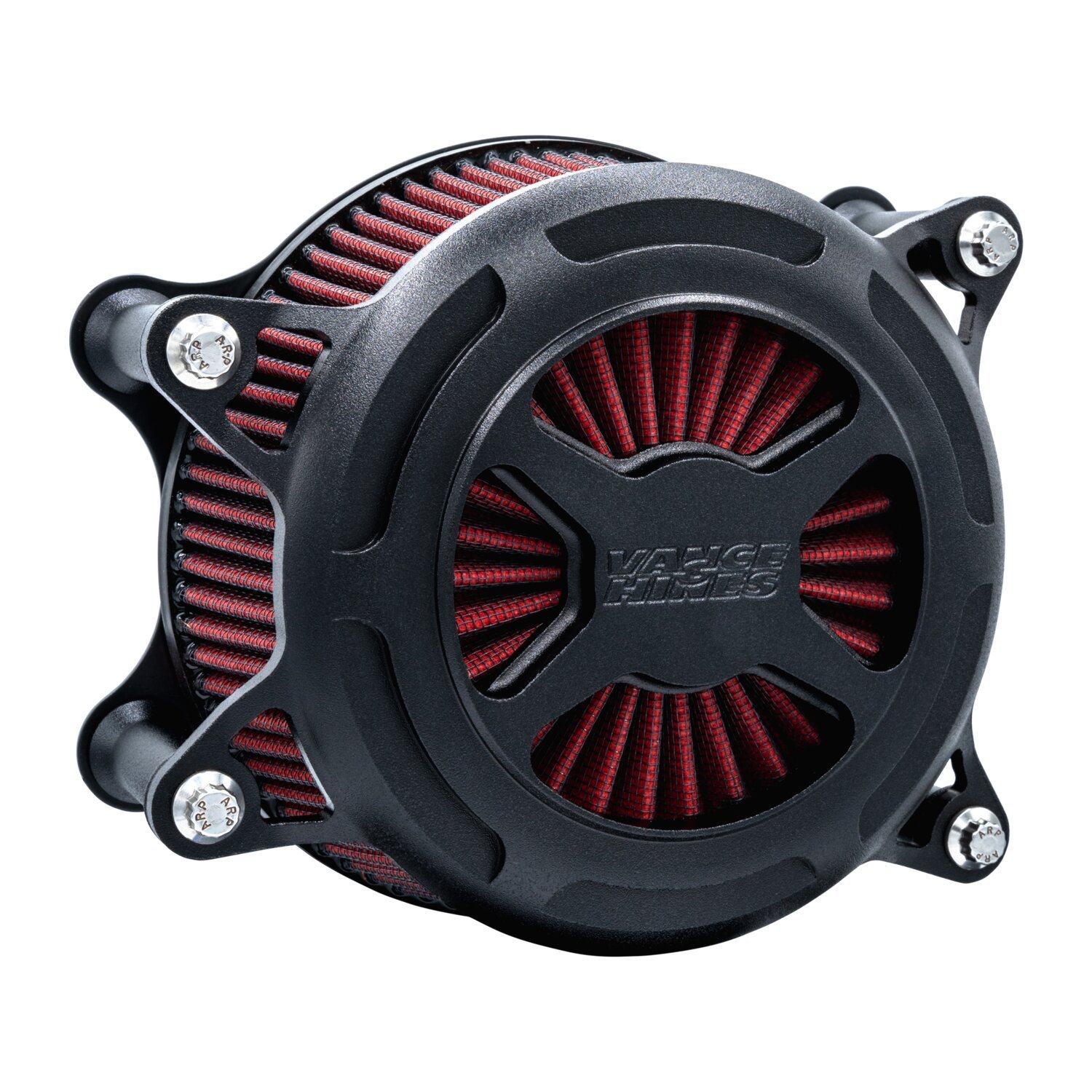 Vance & Hines, VO2 X air cleaner. Wrinkle, Black