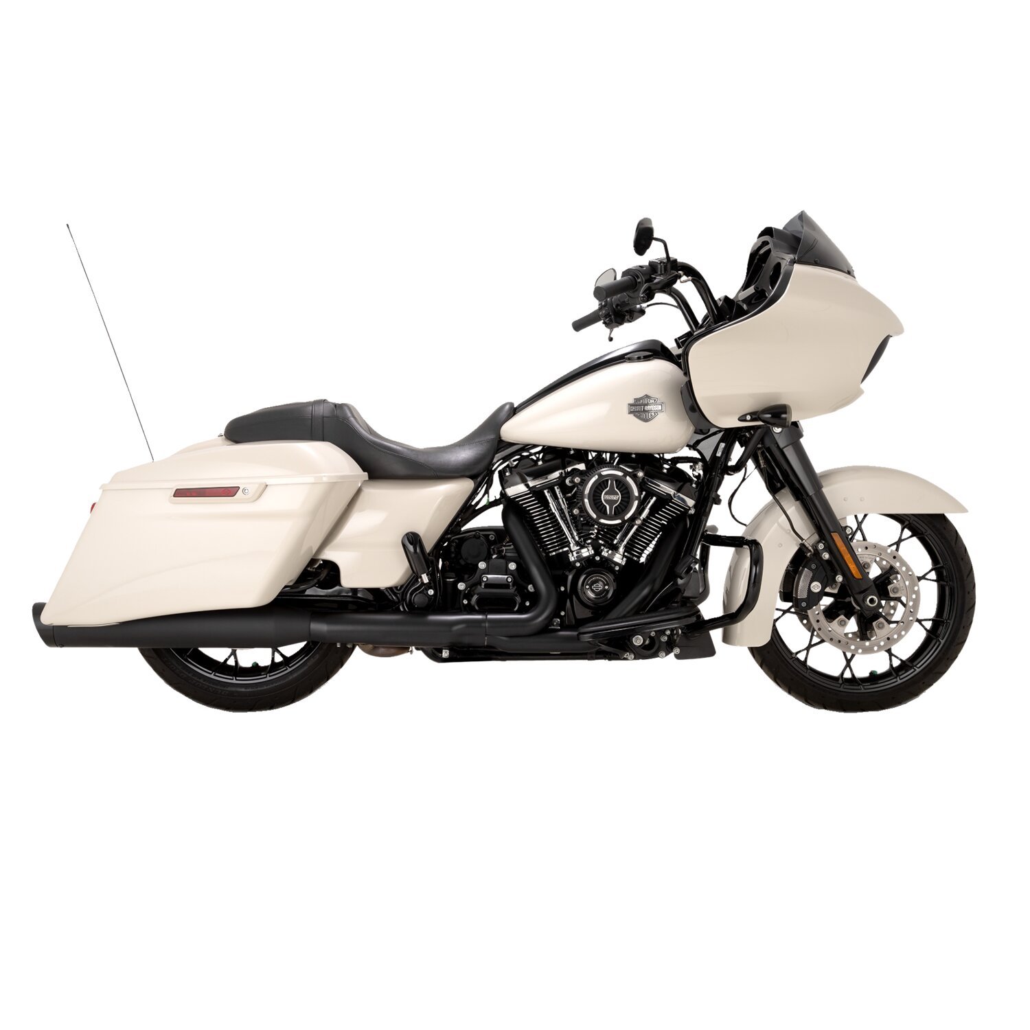 Vance & Hines, Razorback 450 slip-ons, Black