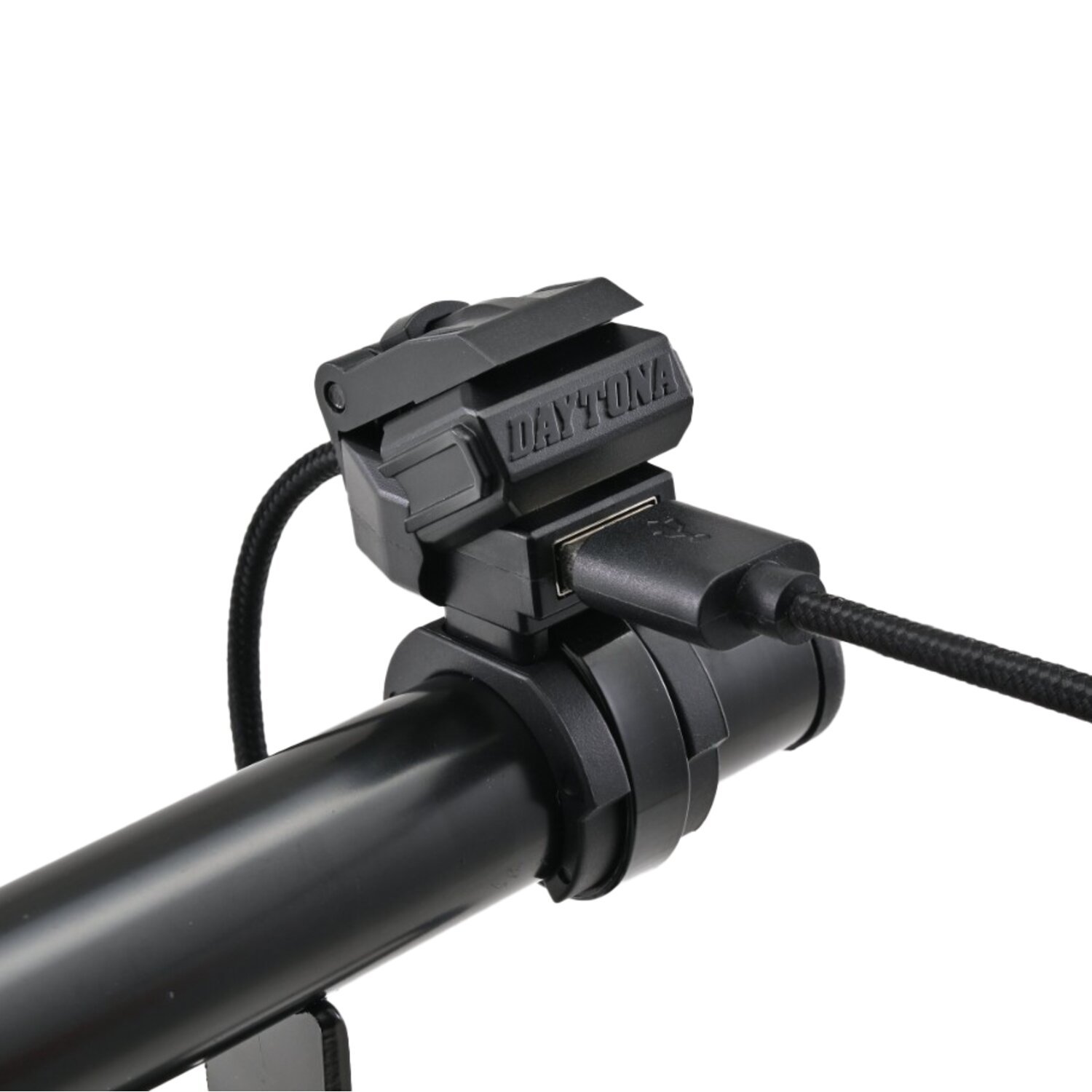 Daytona, handlebar mounted USB-A charge port kit