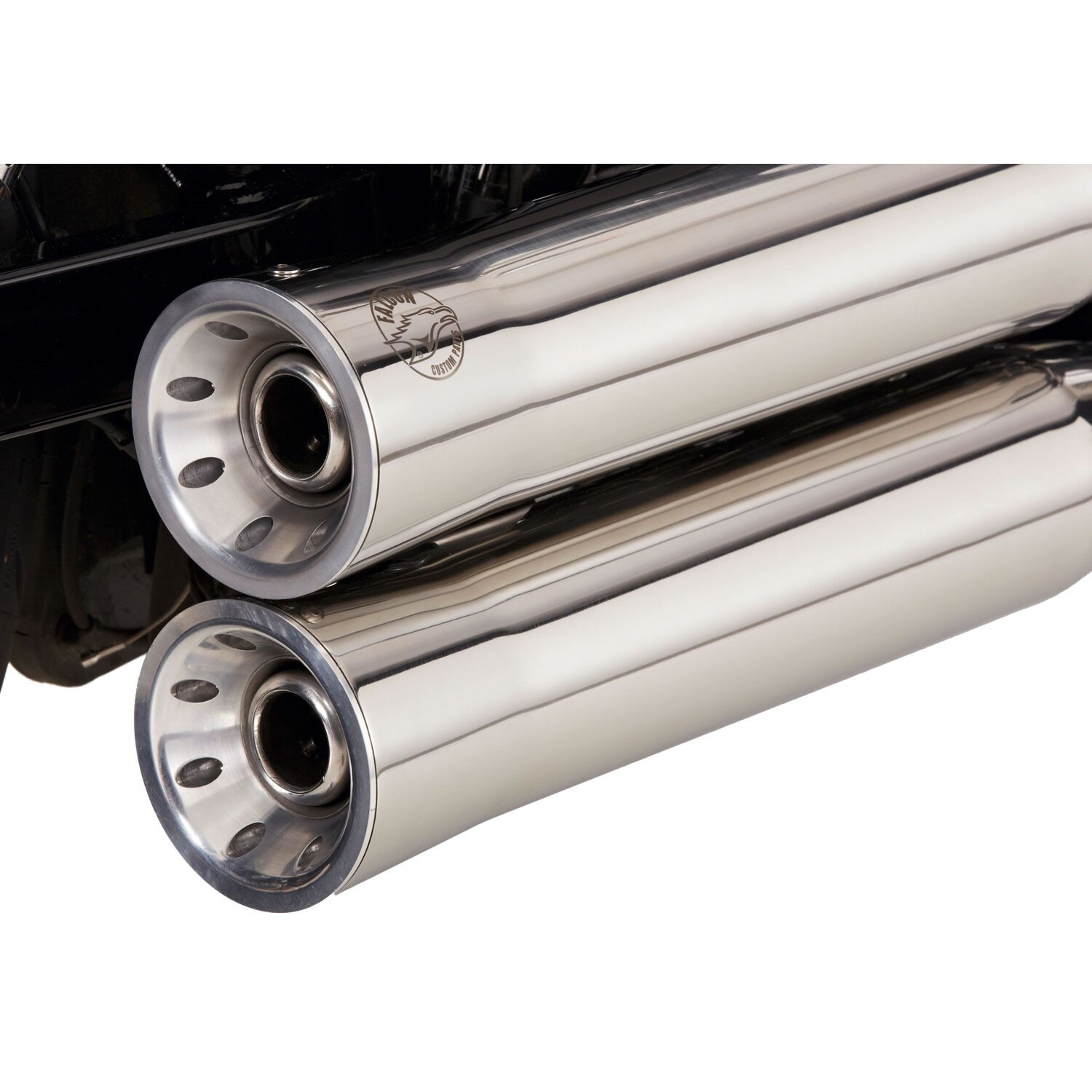 Falcon, Double groove Slip-ons exhaust Polished
