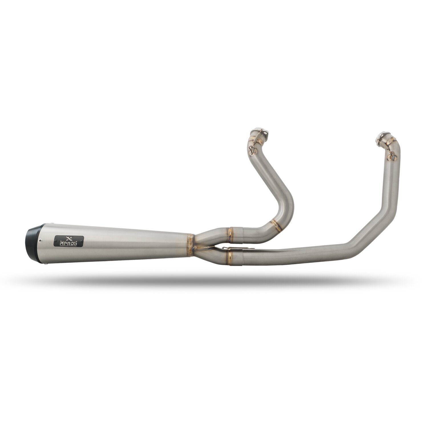 Malparidos, M8 Softail 2-1 exhaust. Titanium. Euro 4/5