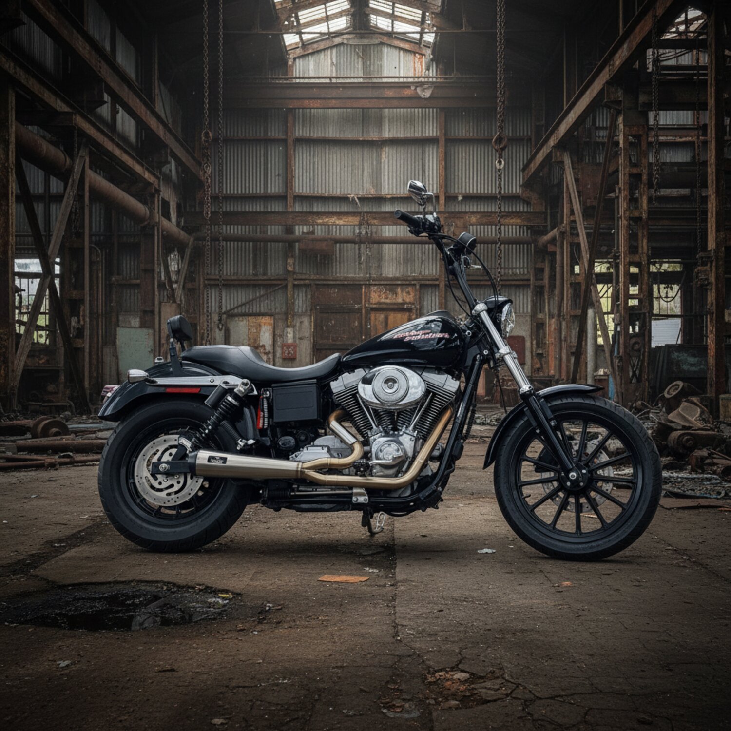 Malparidos, TC 5-sp Dyna 2-1 exhaust. SS Satin. Euro 2/3