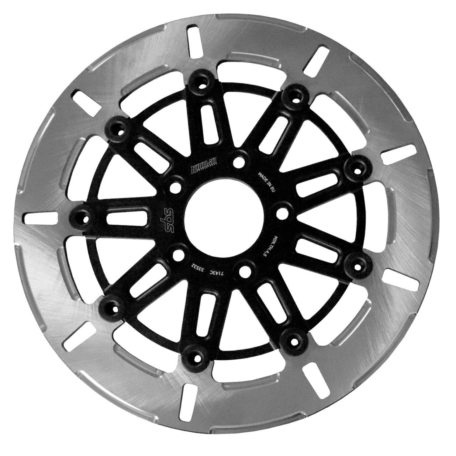 Kodlin by SBS, '9-spoke' brake rotor front L/R
