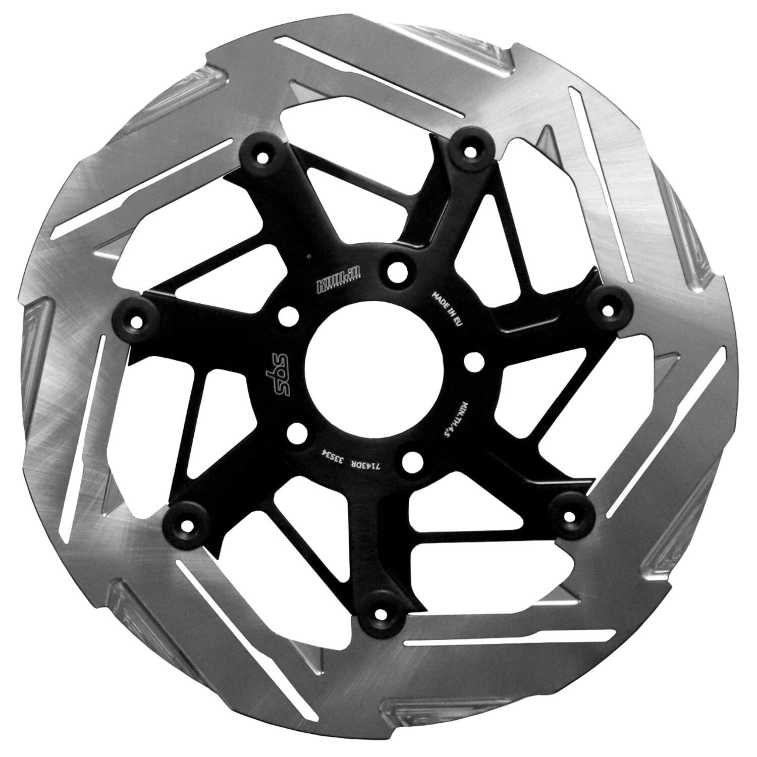 Kodlin by SBS, '7-spoke' brake rotor front right