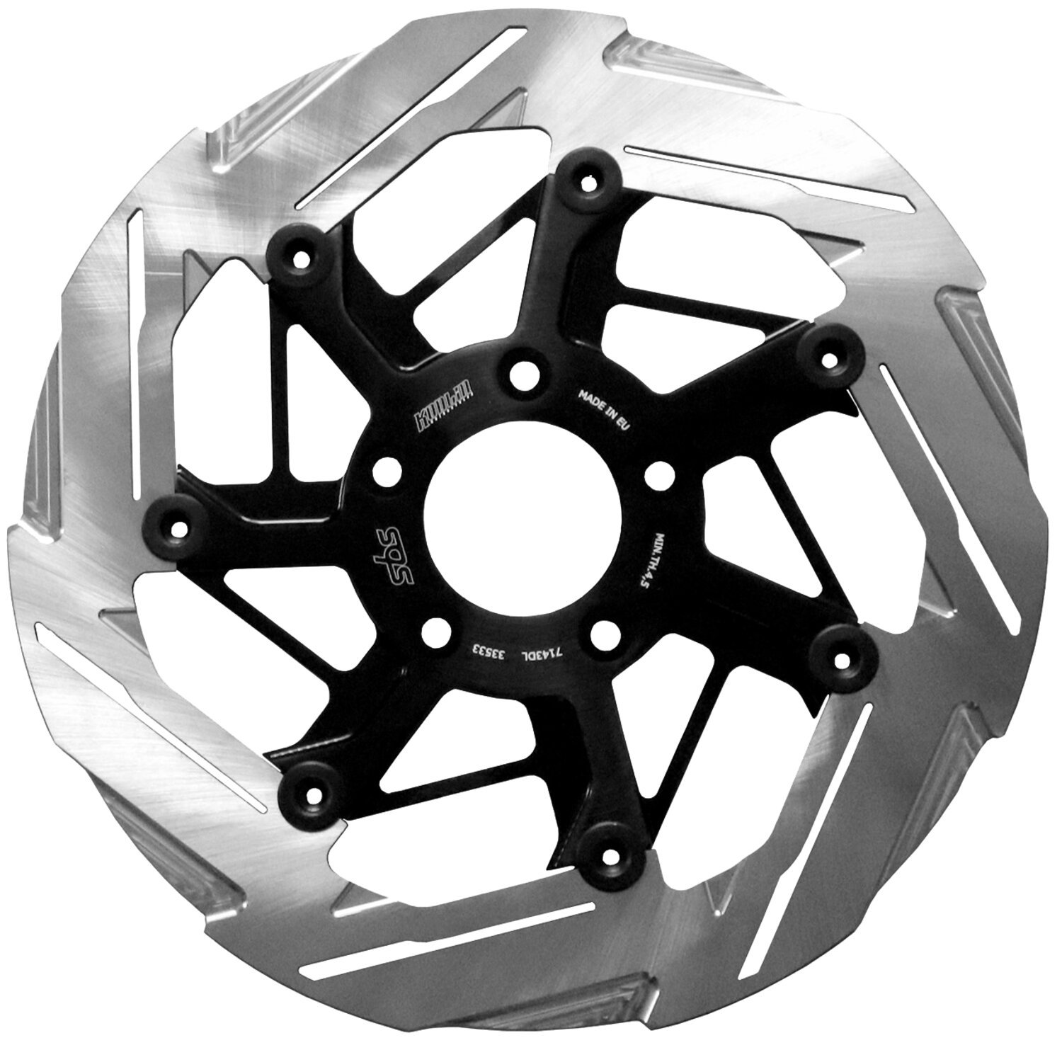 Kodlin by SBS, '7-spoke' brake rotor front left
