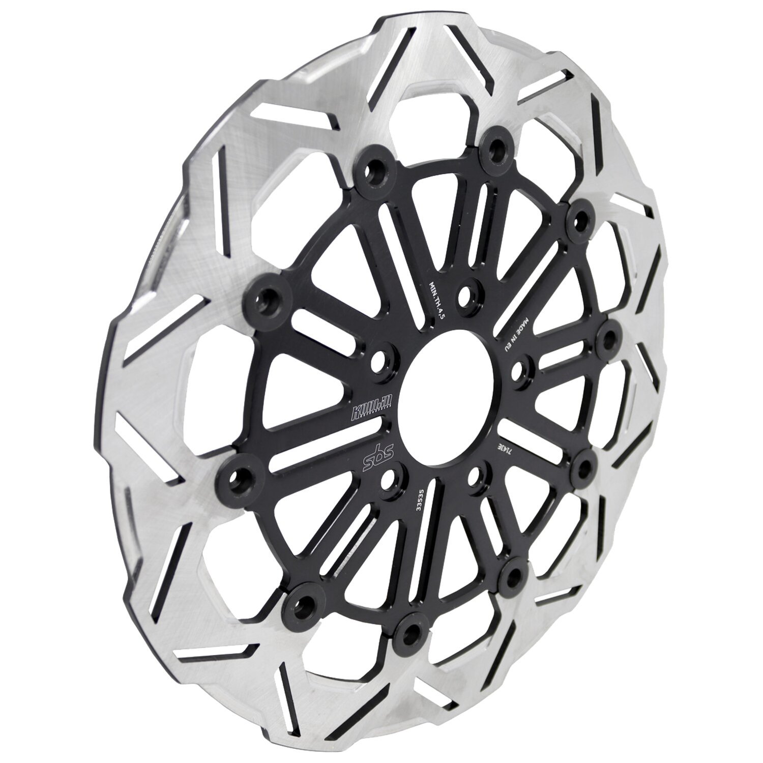 Kodlin by SBS, '10-spoke' brake rotor front L/R