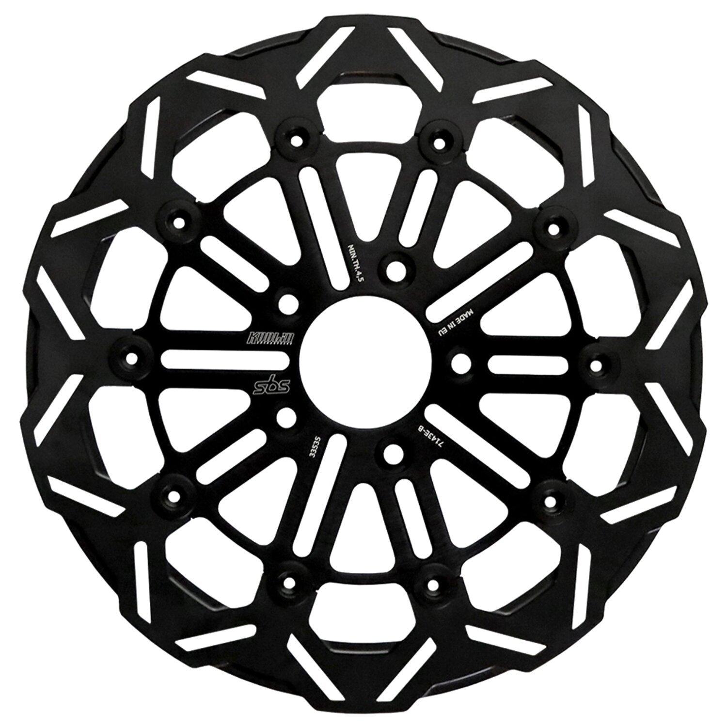 Kodlin by SBS, '10-spoke' brake rotor front L/R