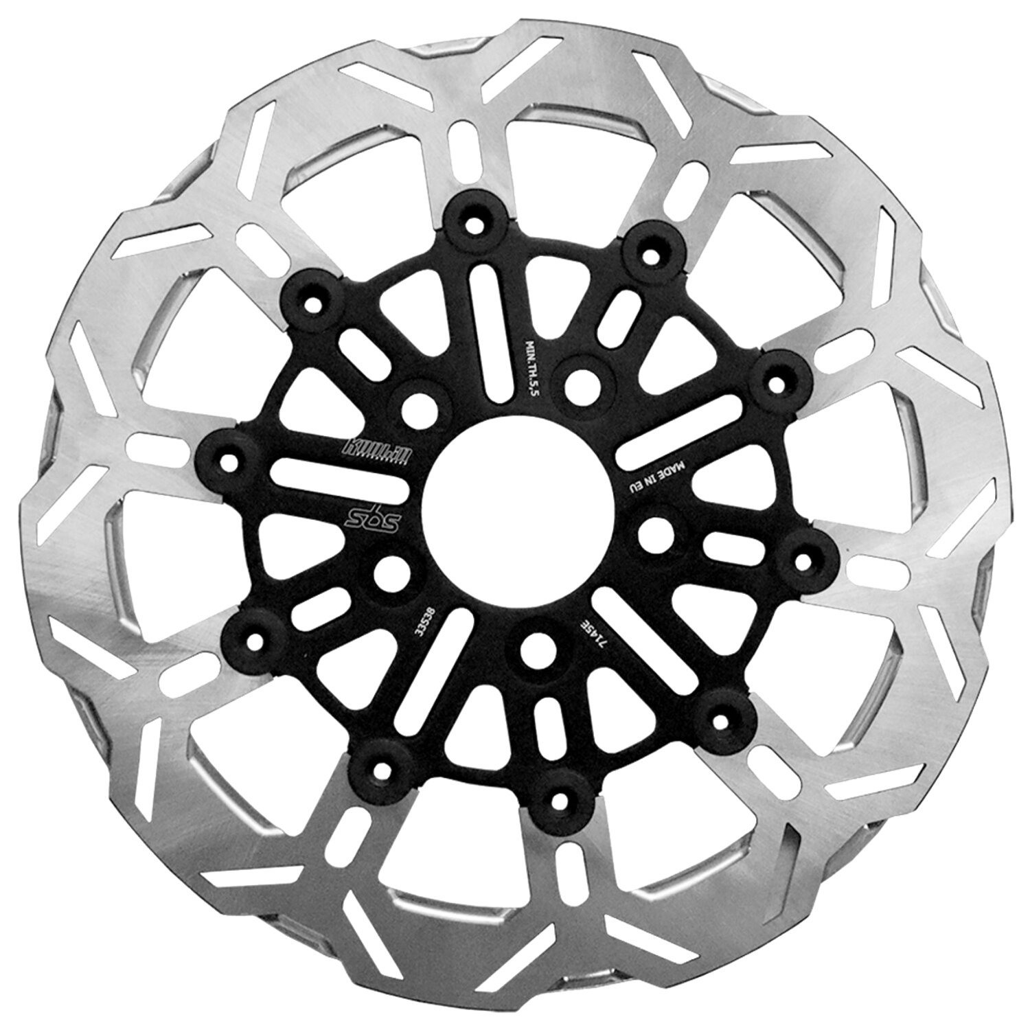 Kodlin by SBS, '10-spoke' brake rotor rear