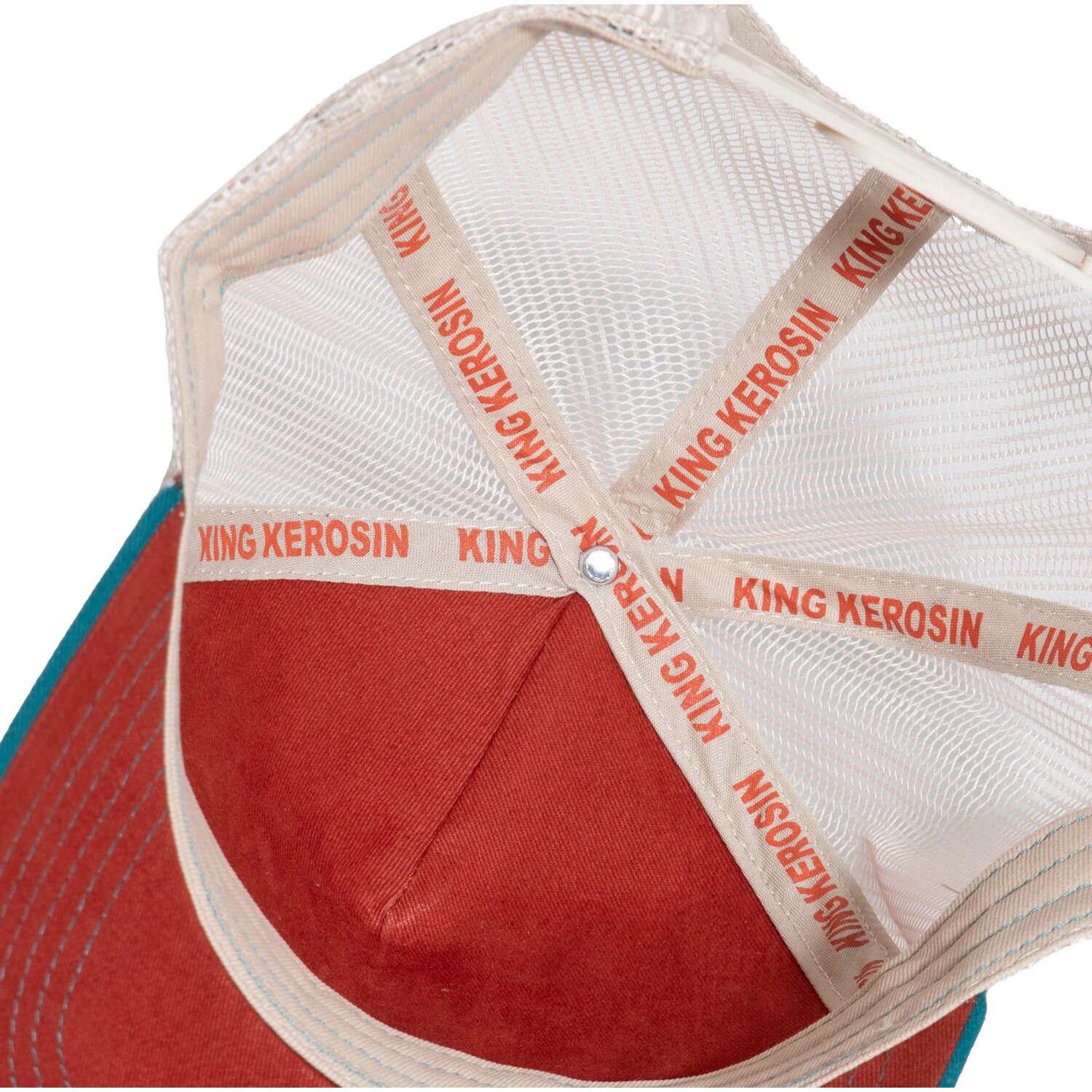 King Kerosin Tough old crow cap, Red, blue