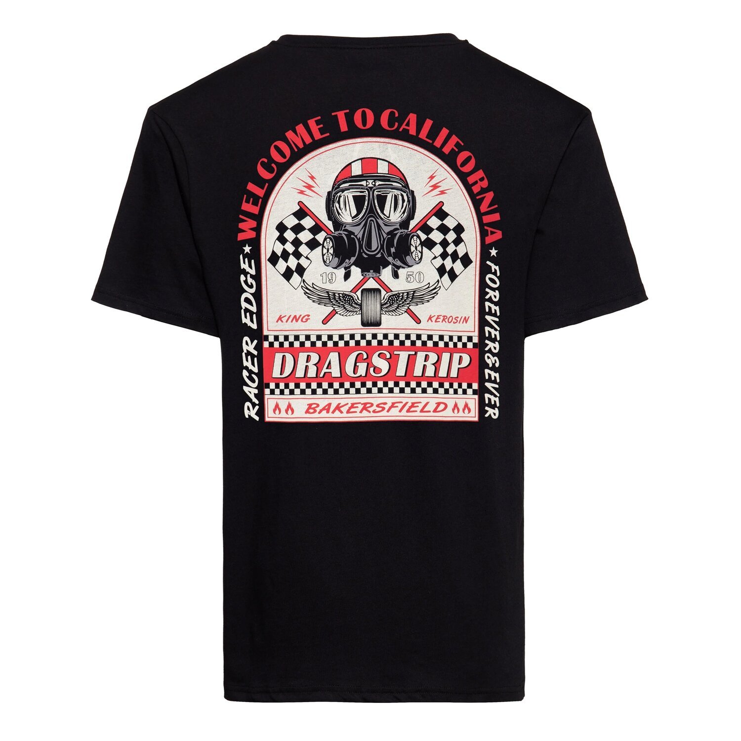King Kerosin Welcome to California t-shirt, Black, XL
