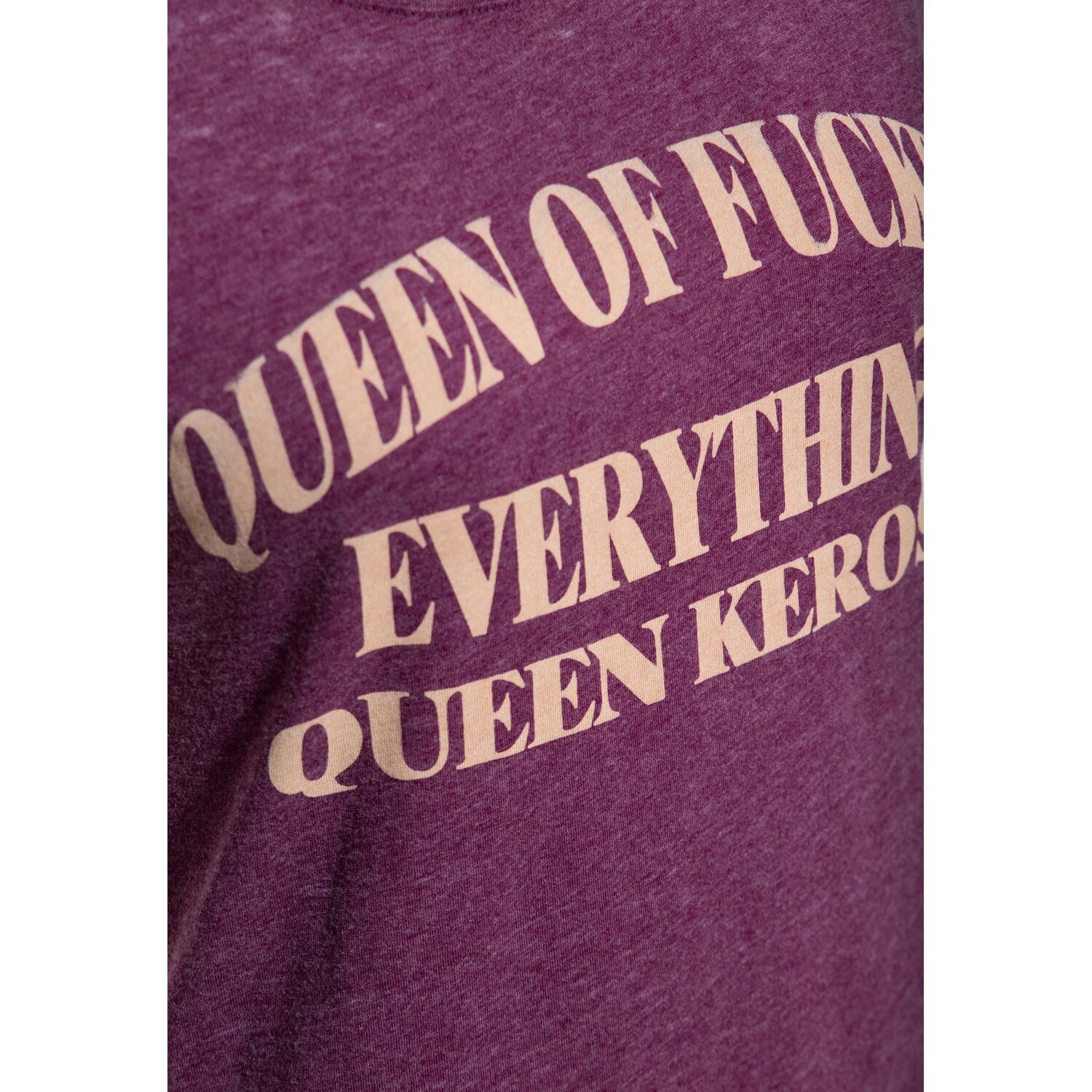 Queen Kerosin Queen of everything t-shirt plum, Purple, XL