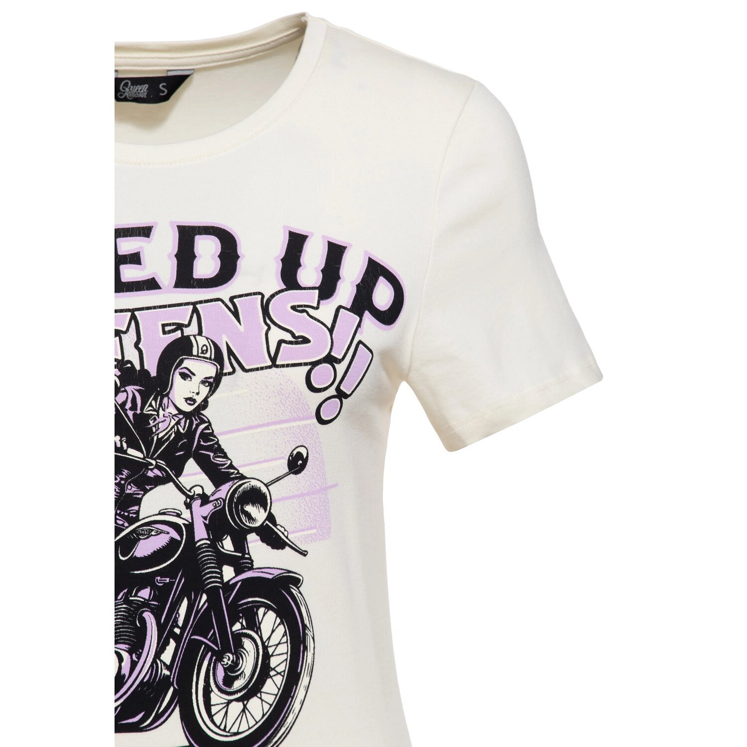 Queen Kerosin Speed up Queens t-shirt, offwhite, XS