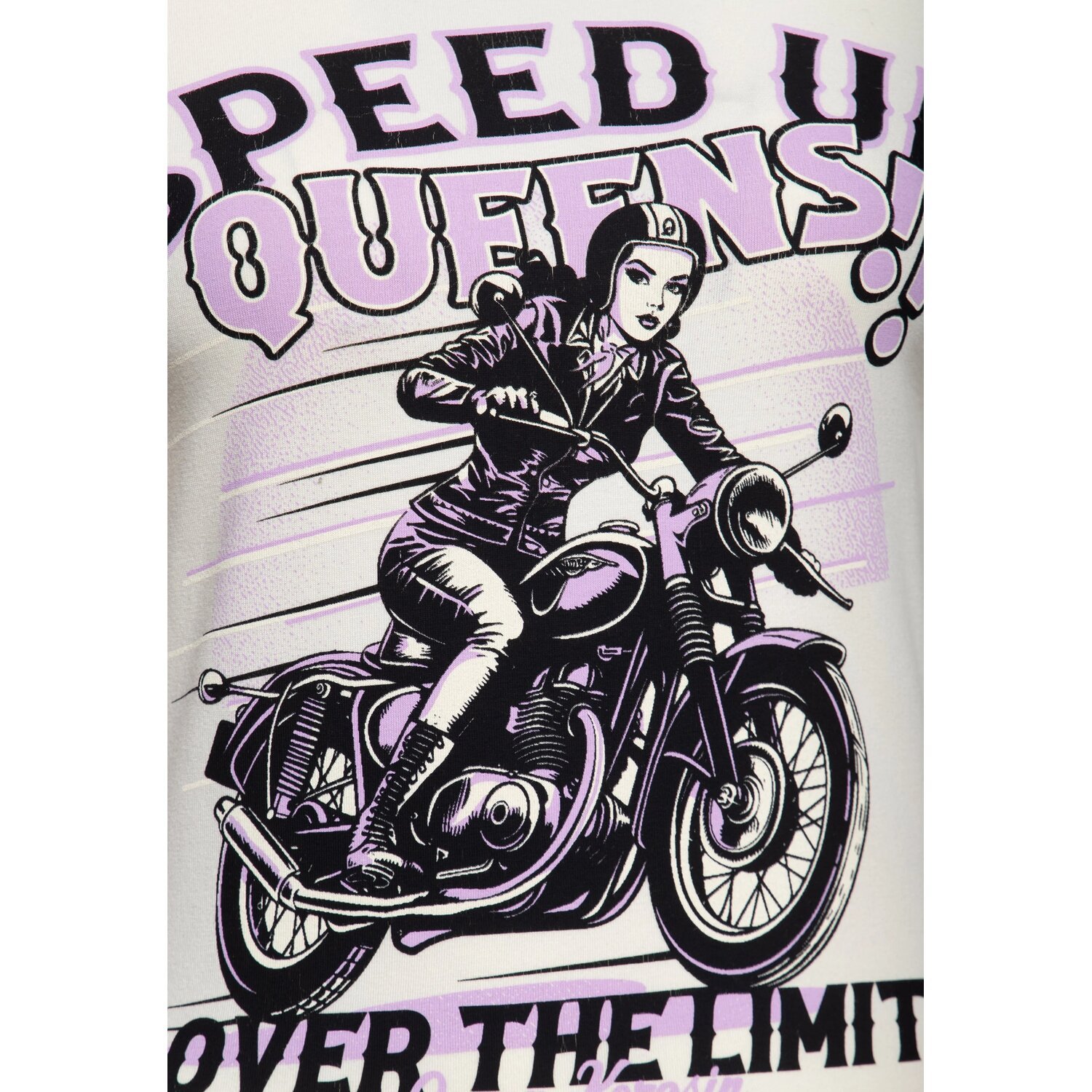 Queen Kerosin Speed up Queens t-shirt, offwhite, XS