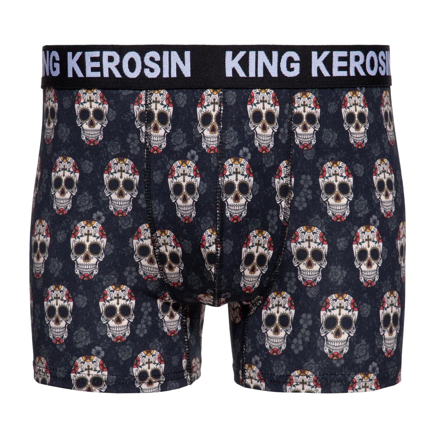 King Kerosin Sugar skull underwear, Black, M