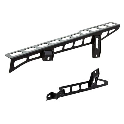 Stainless steel matte black powder coated 2-piece belt cover, which offers upper and lower belt protection .
Installs to the OEM mounts.
Includes 2-piece belt cover and installation hardware.
OEM replacement reference 60300188 upper and 60300191 lower belt cover.