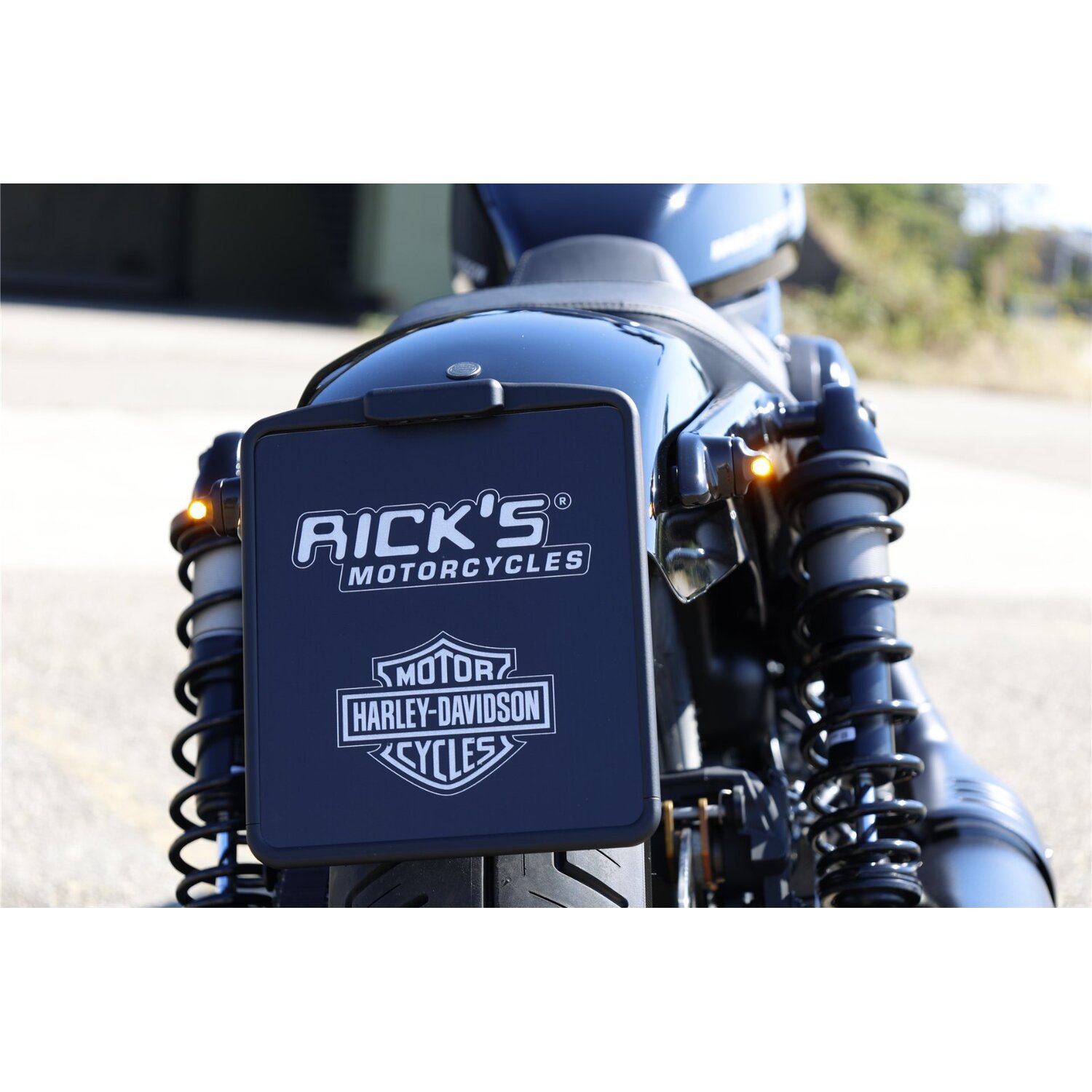 Rick's Motorcycles, center license plate bracket