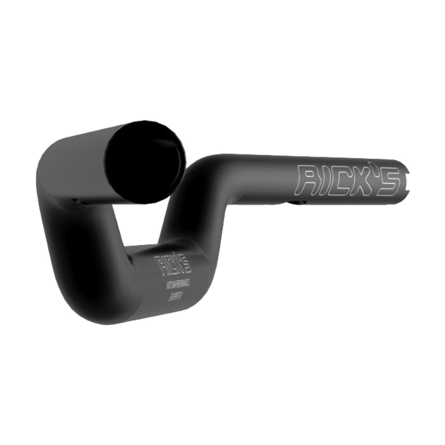 Rick's Motorcycles, Clubstyle Performance 1 handlebar, Black, Anodized