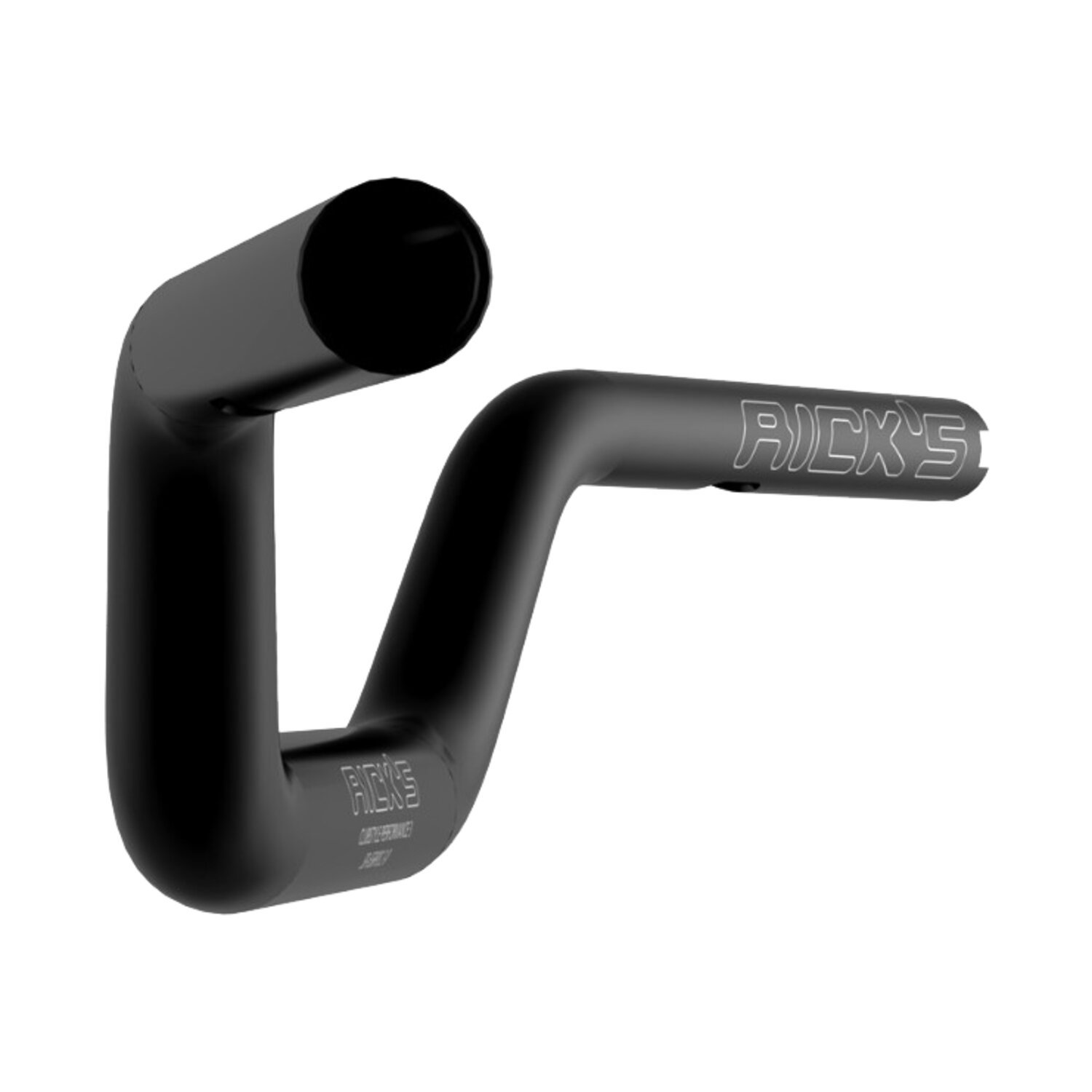 Rick's Motorcycles, Clubstyle Performance 3 handlebar, Black, Anodized