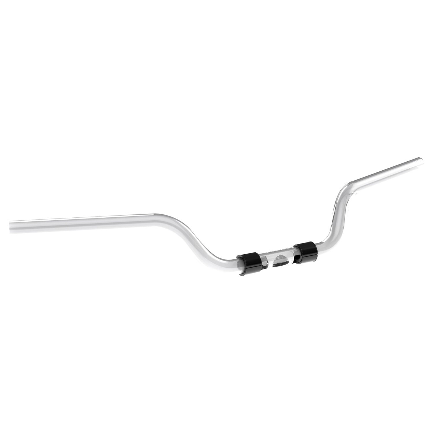 Rick's Motorcycles, Clubstyle riser adapter 32 mm to 25.4 mm, Black, Anodized