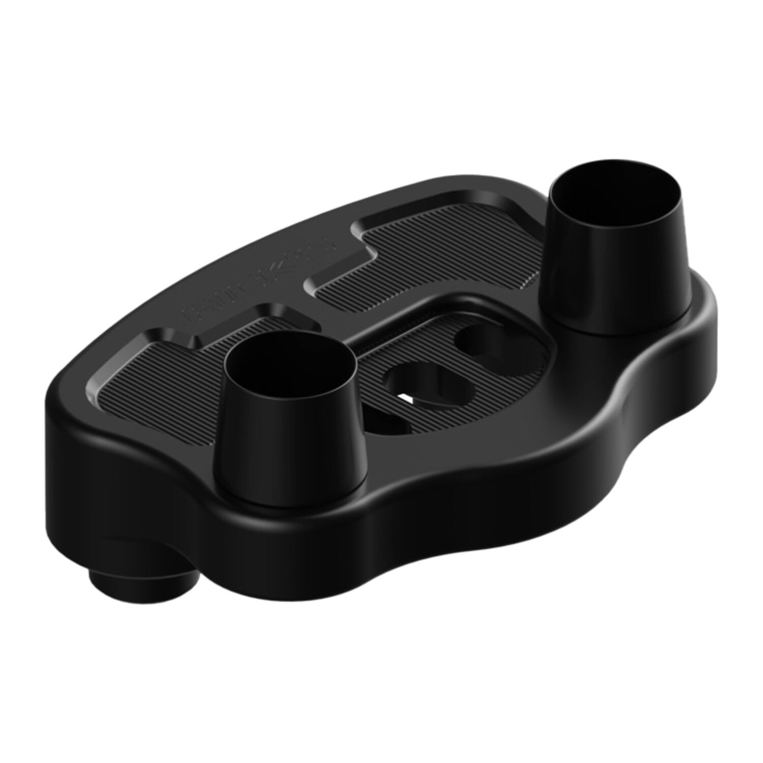 Rick's Motorcycles, Clubstyle riser relocation plate 40mm, Black, Anodized