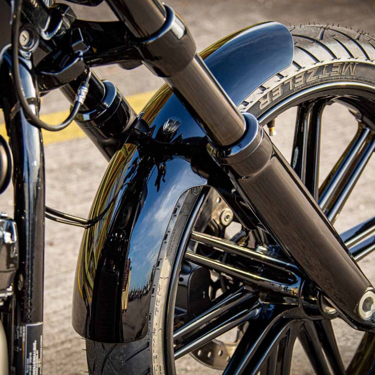 Rick's Motorcycles, 21" front fender Long