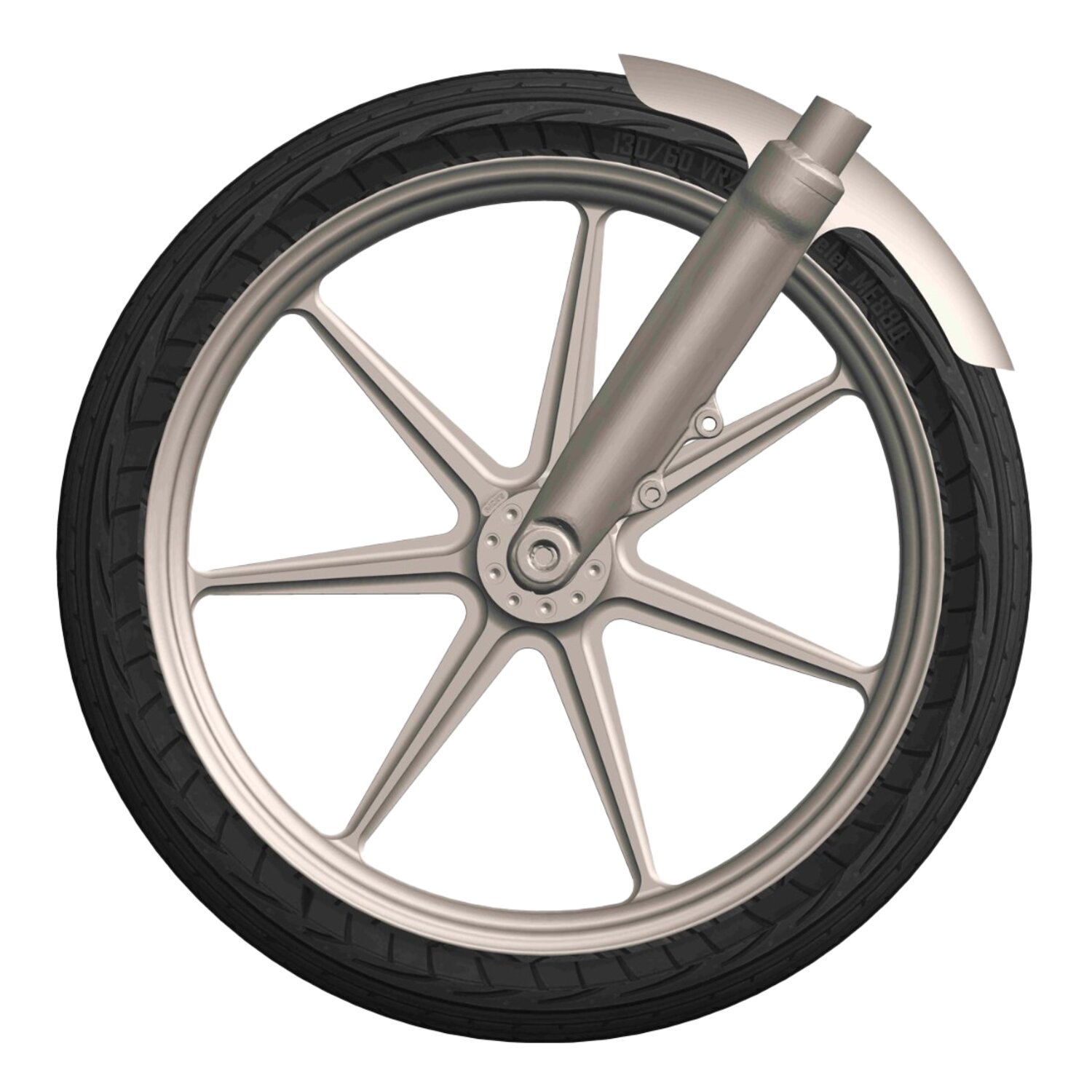 Rick's Motorcycles, 23" front fender